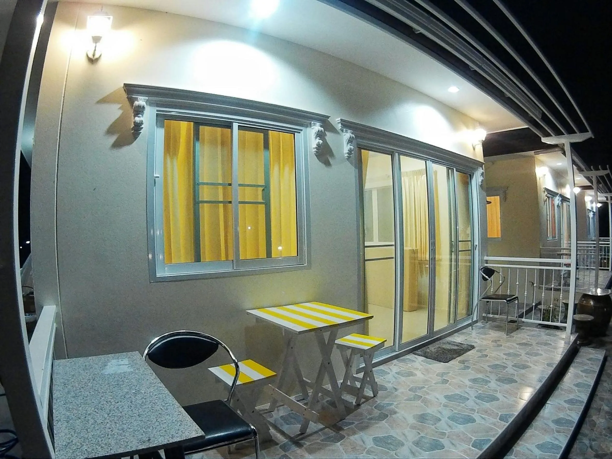 Property building in Sky and water resort