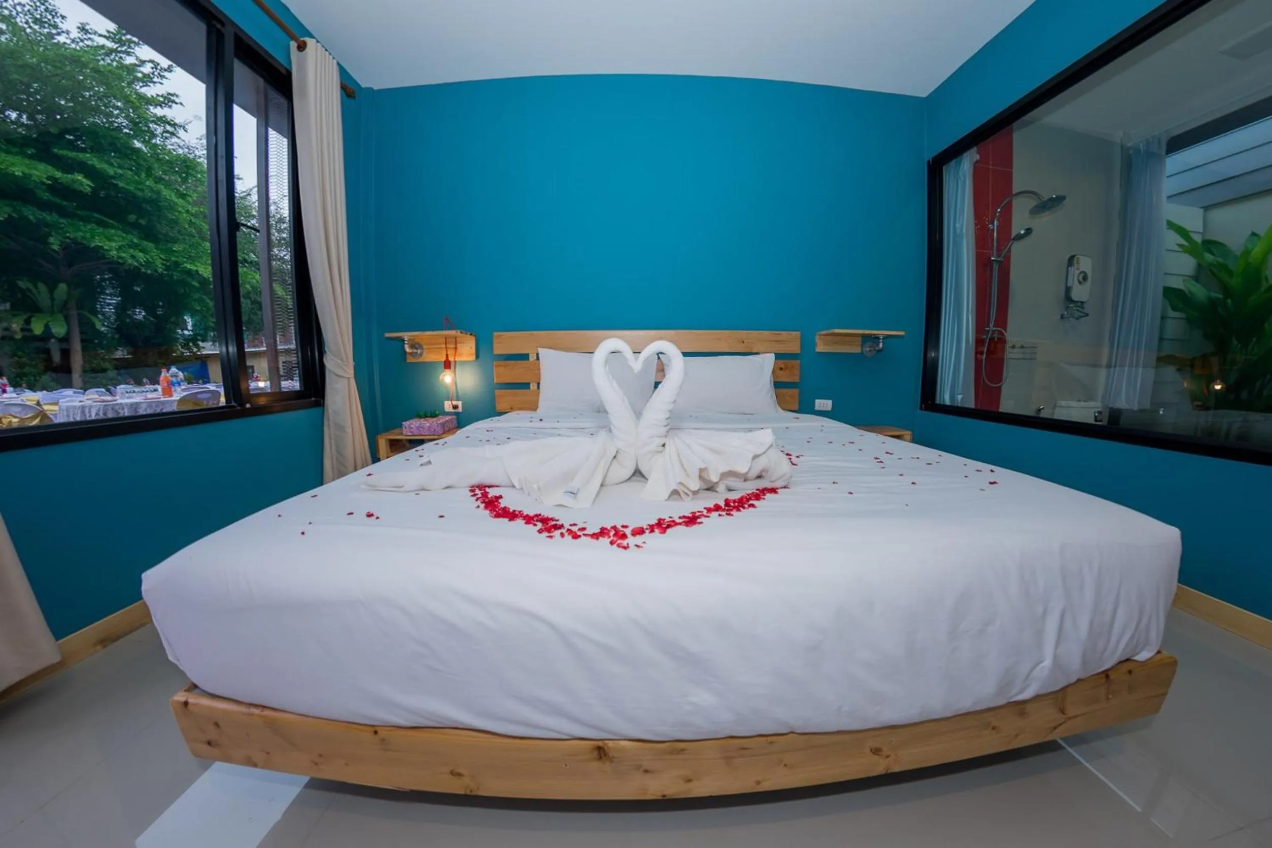 Bed in Rest Time Hotel