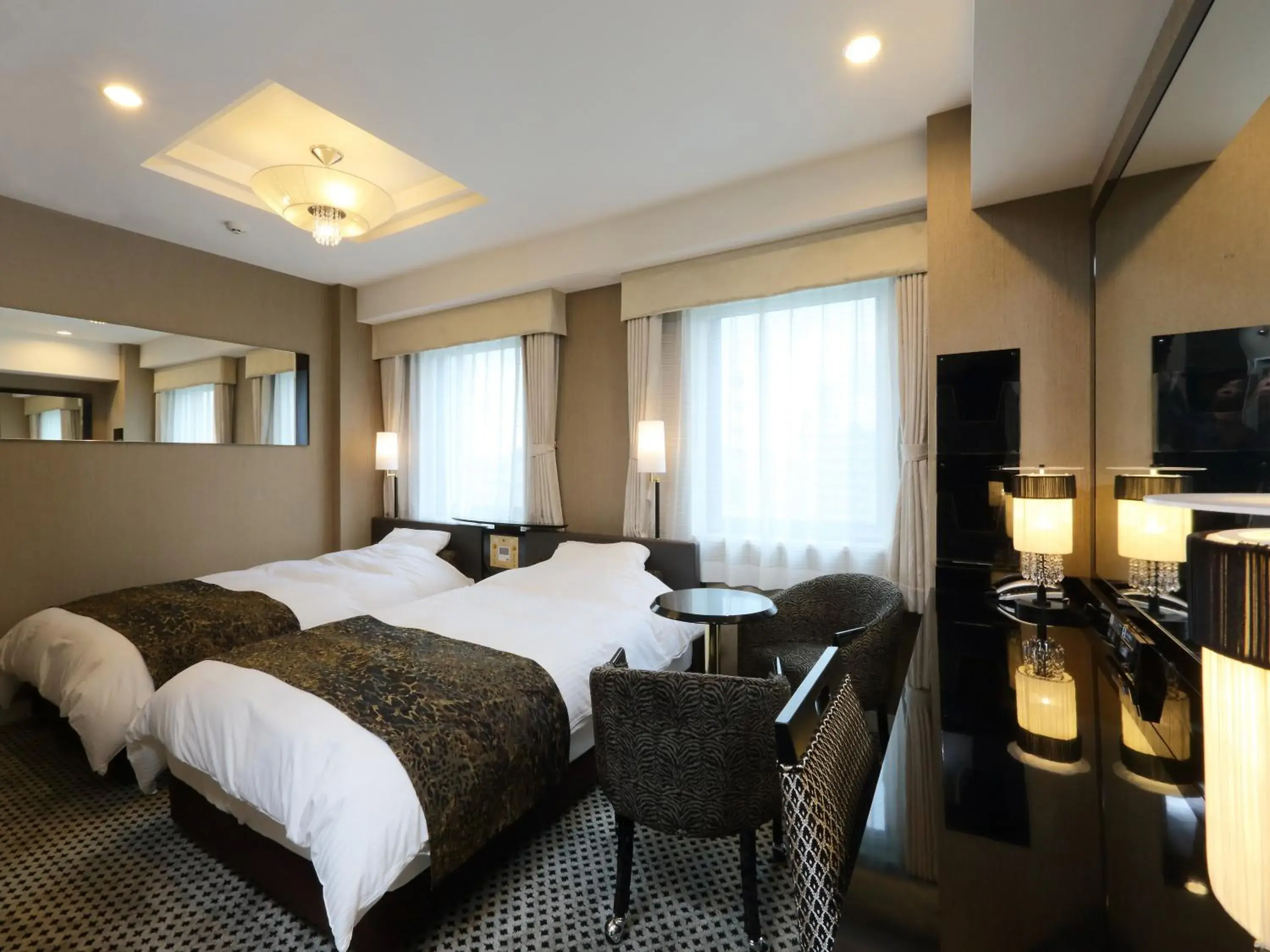 Photo of the whole room, Bed in APA Hotel Nagoya Sakae Higashi Photo of the whole room, Bed in APA Hotel Nagoya Sakae Higashi