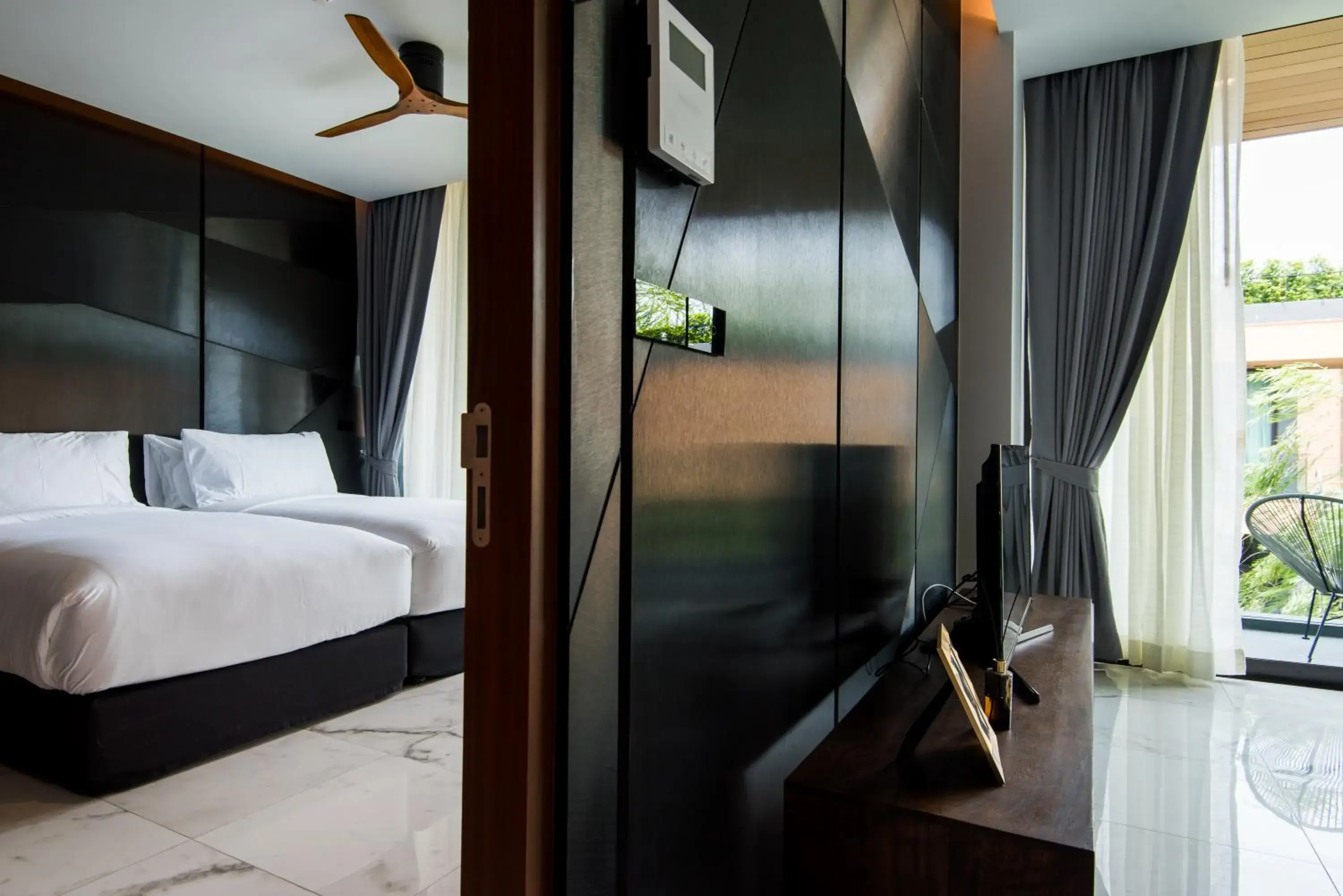 Decorative detail, Bed in Glam Habitat - SHA Extra Plus Decorative detail, Bed in Glam Habitat - SHA Extra Plus