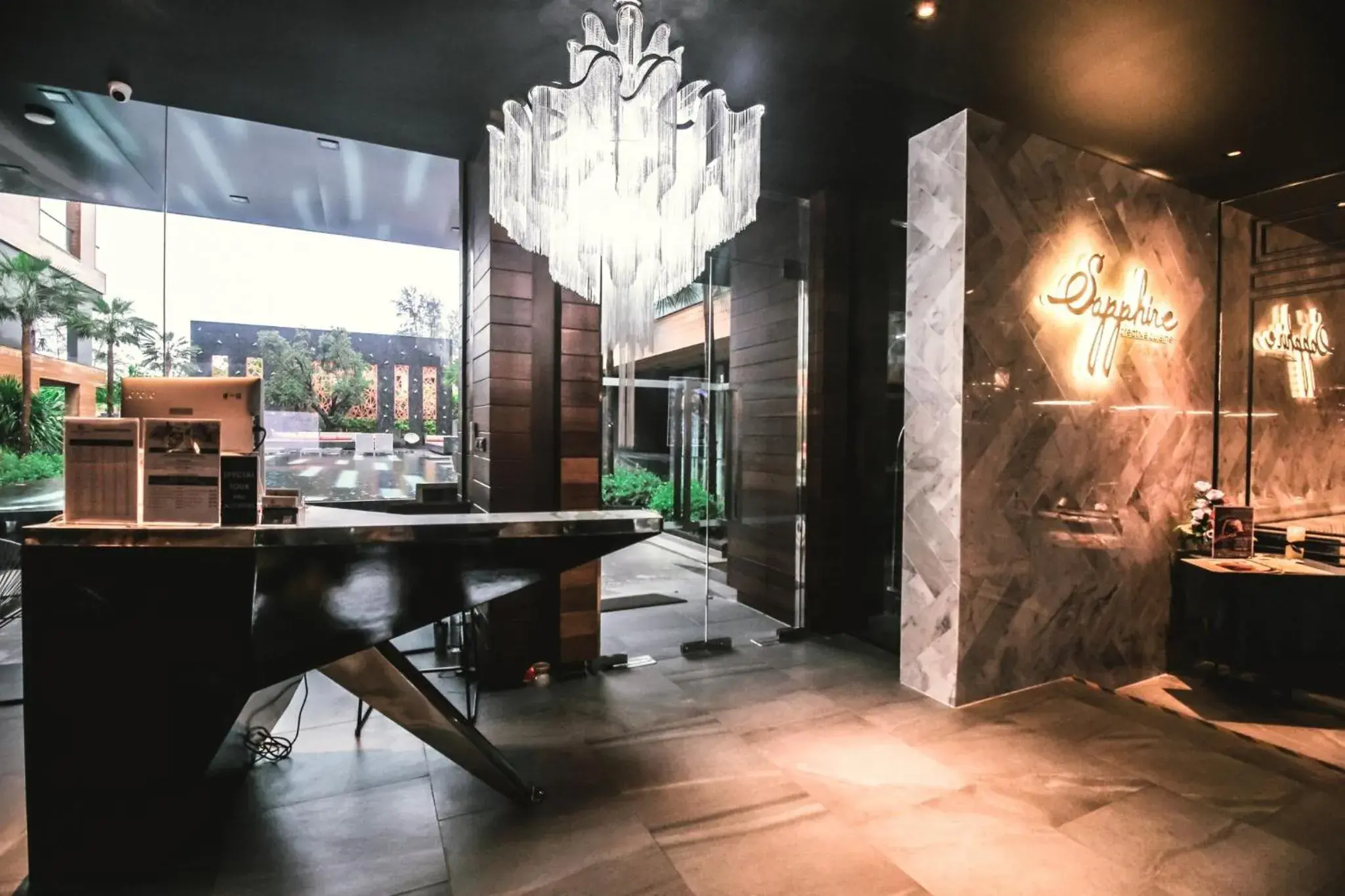 Lobby or reception in Glam Habitat - SHA Extra Plus Lobby or reception in Glam Habitat - SHA Extra Plus