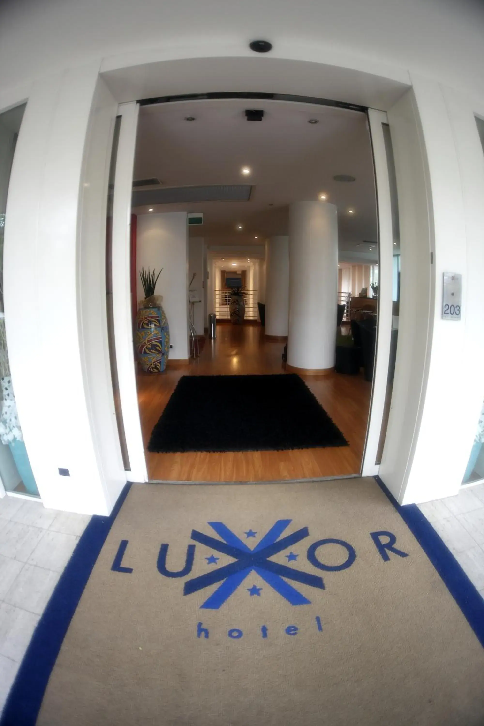 Facade/entrance in Hotel Luxor