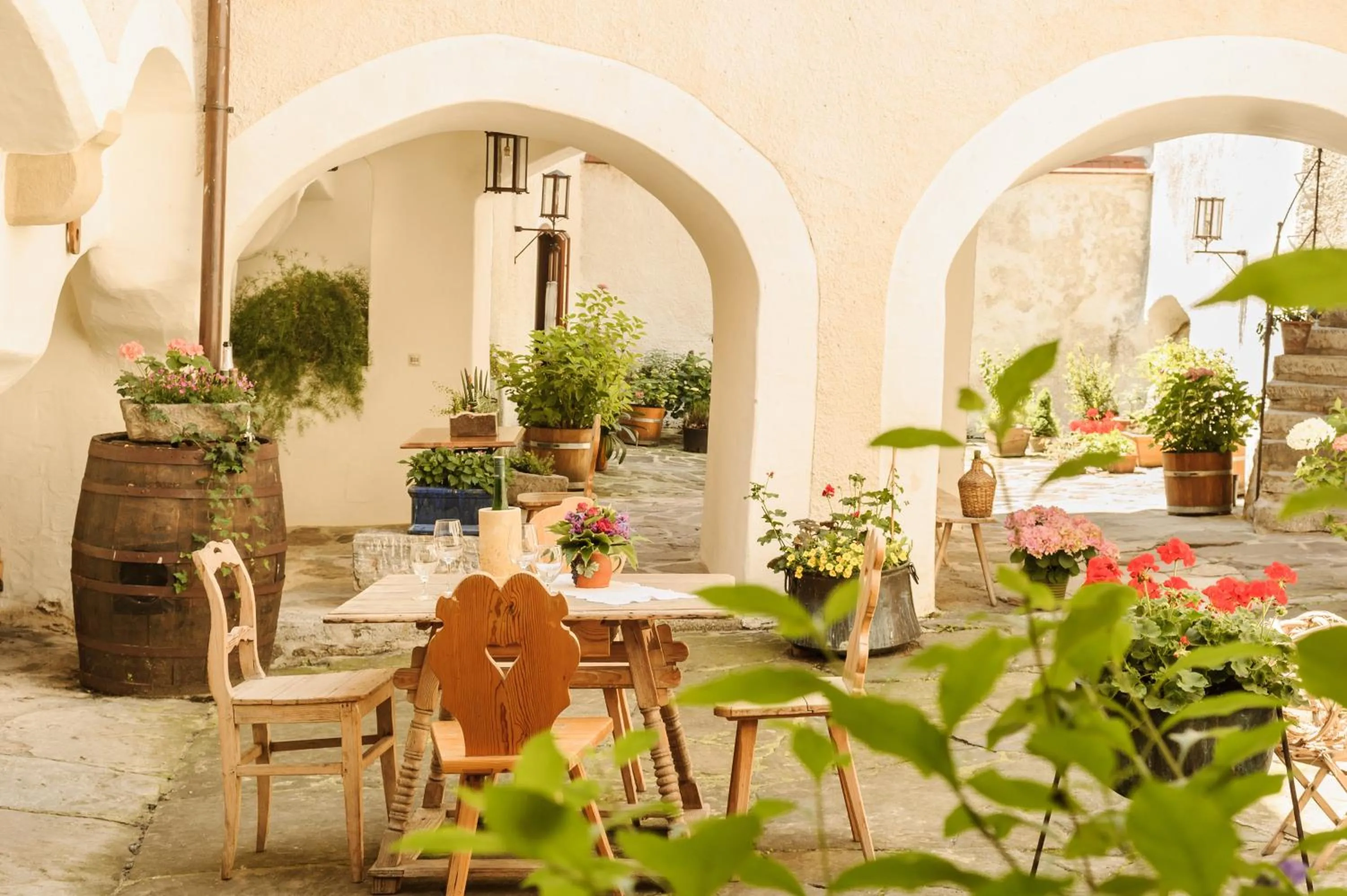 Patio in Kirchenwirt Hotel Restaurant Wachau
