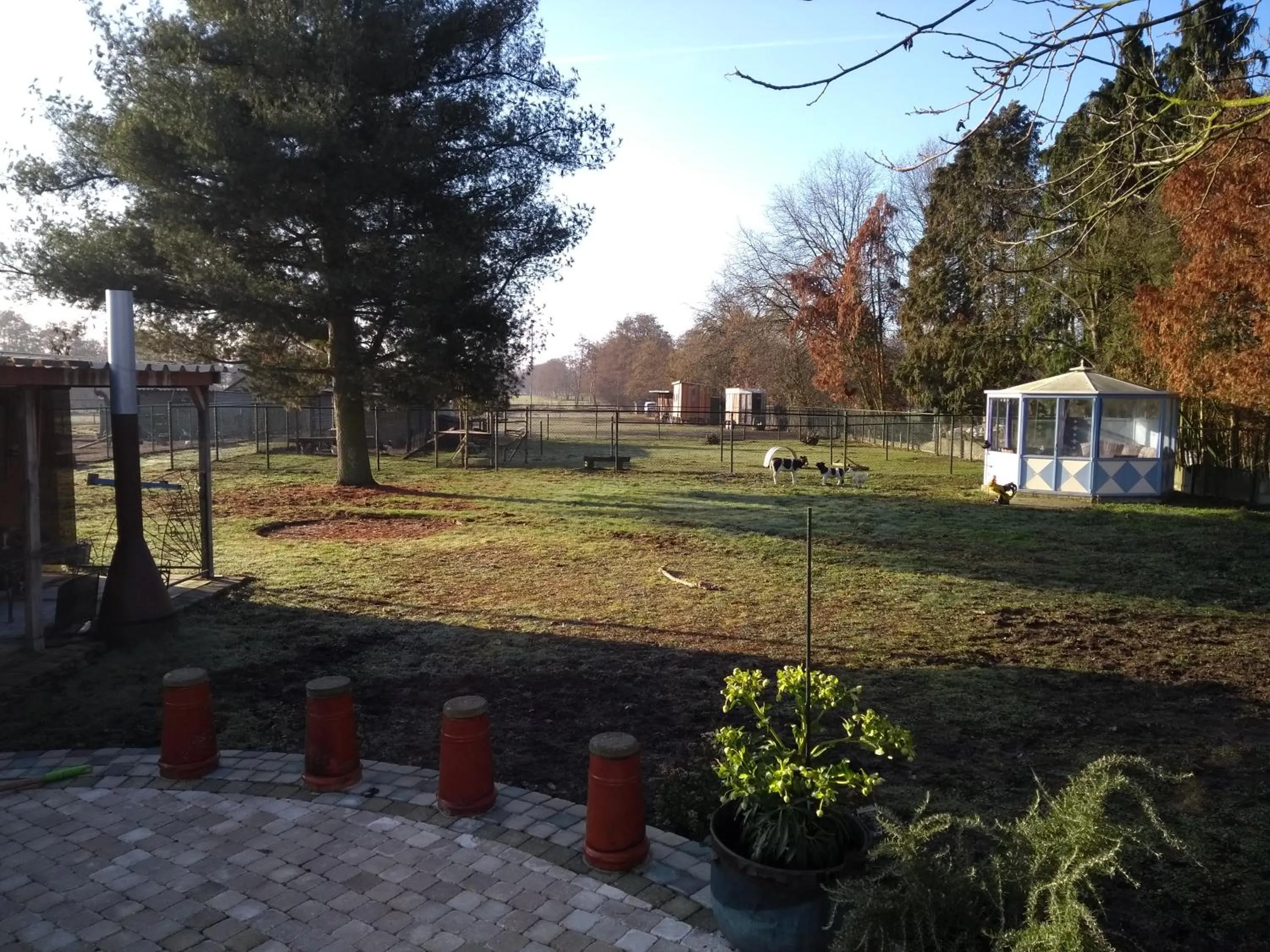 Garden view in B&B Dream On Wheels