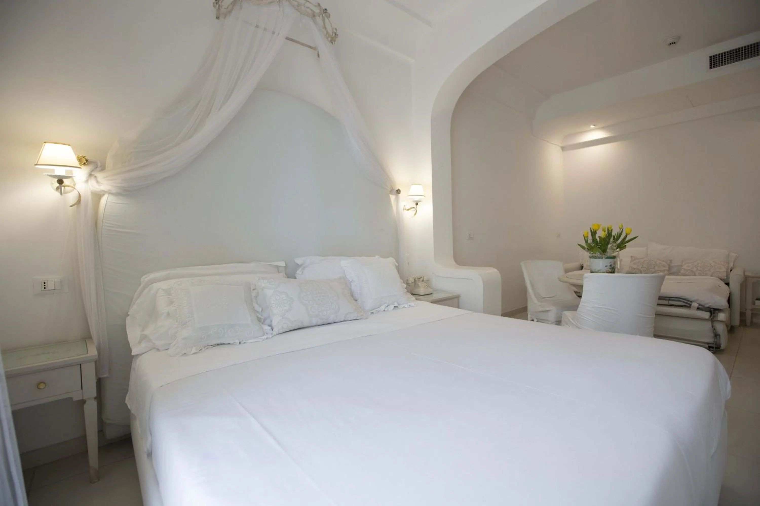 Bed in Hotel Al Cavallino Bianco
