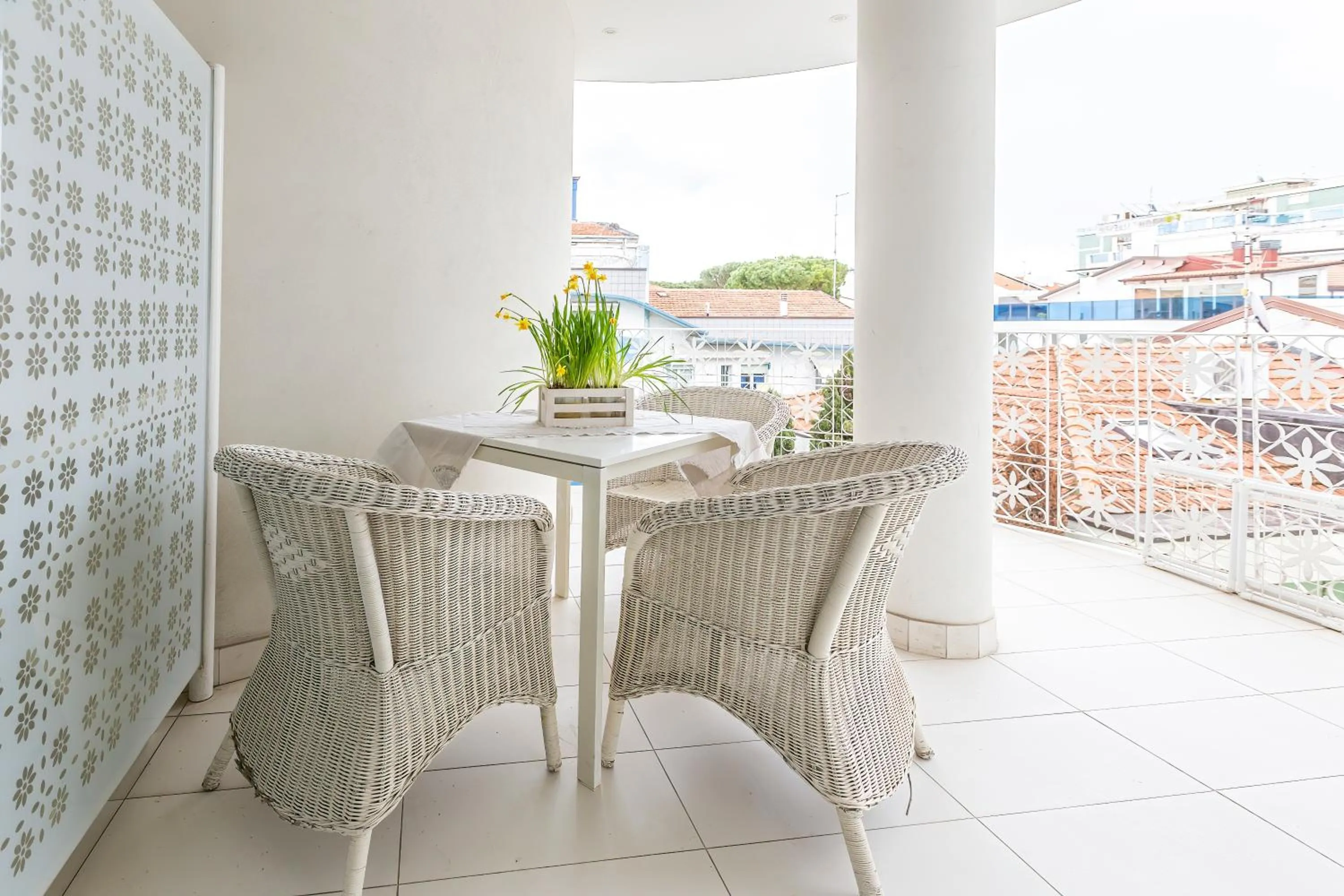 Balcony/Terrace in Hotel Al Cavallino Bianco