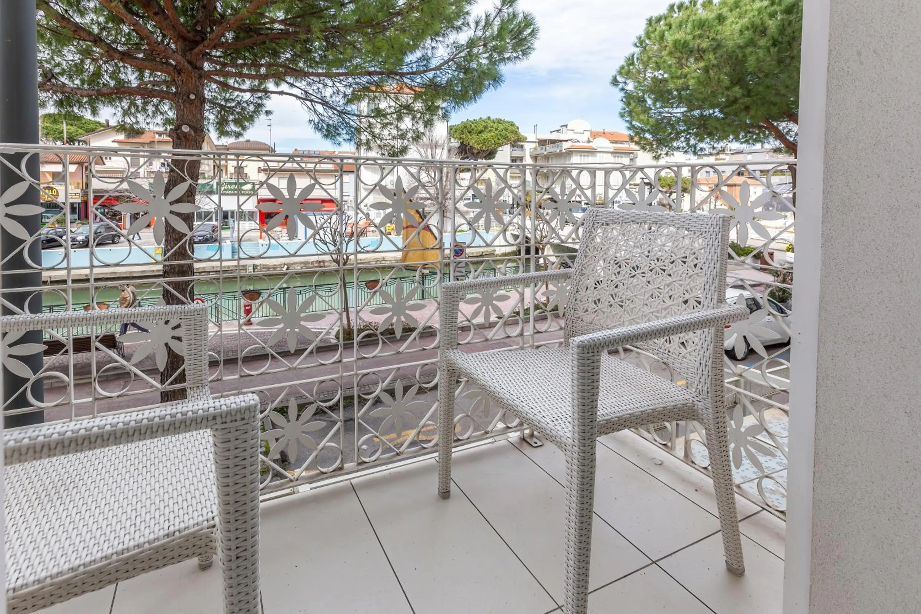 Balcony/Terrace in Hotel Al Cavallino Bianco