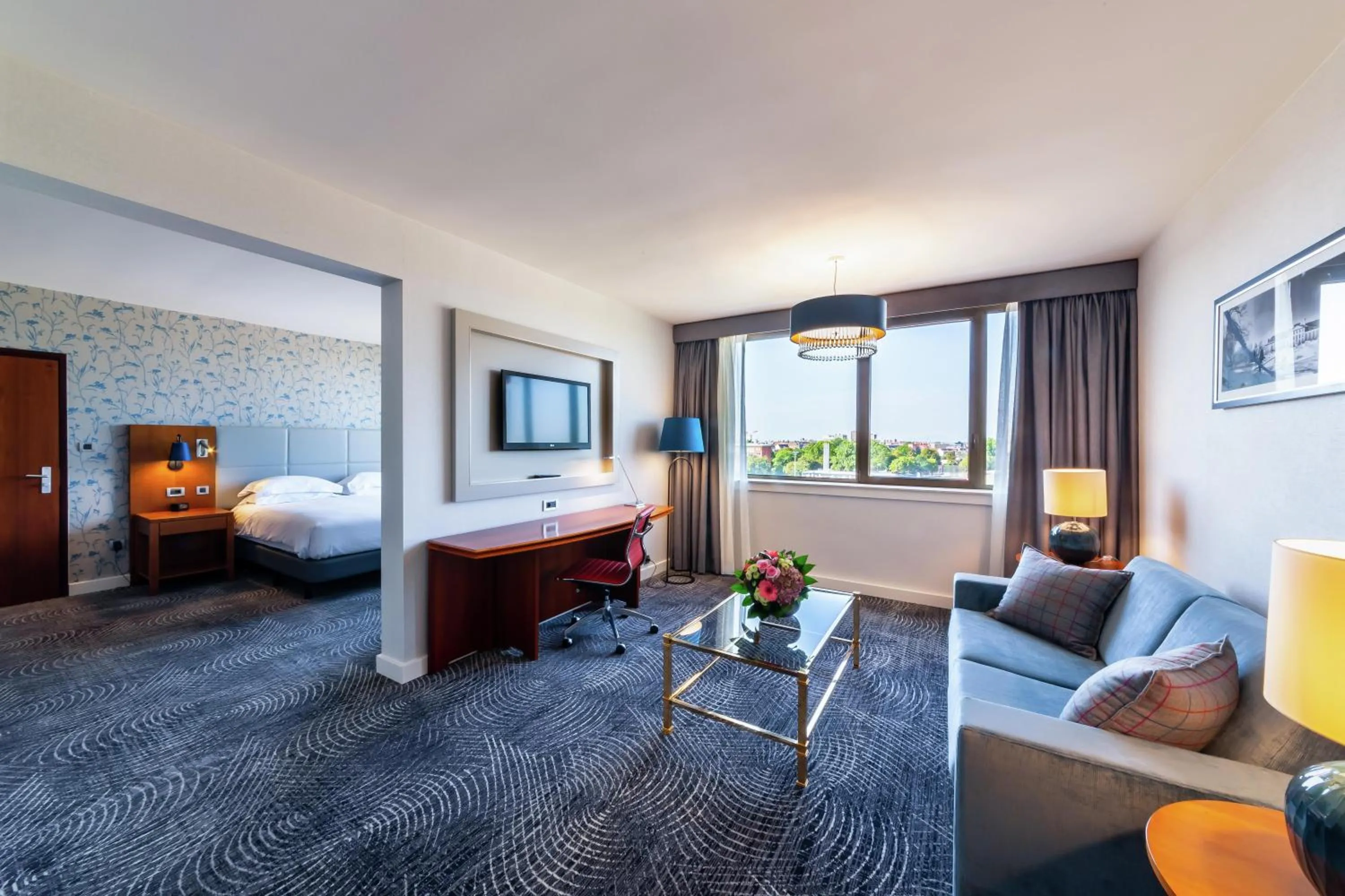 Bedroom, Bed in Hilton Strasbourg