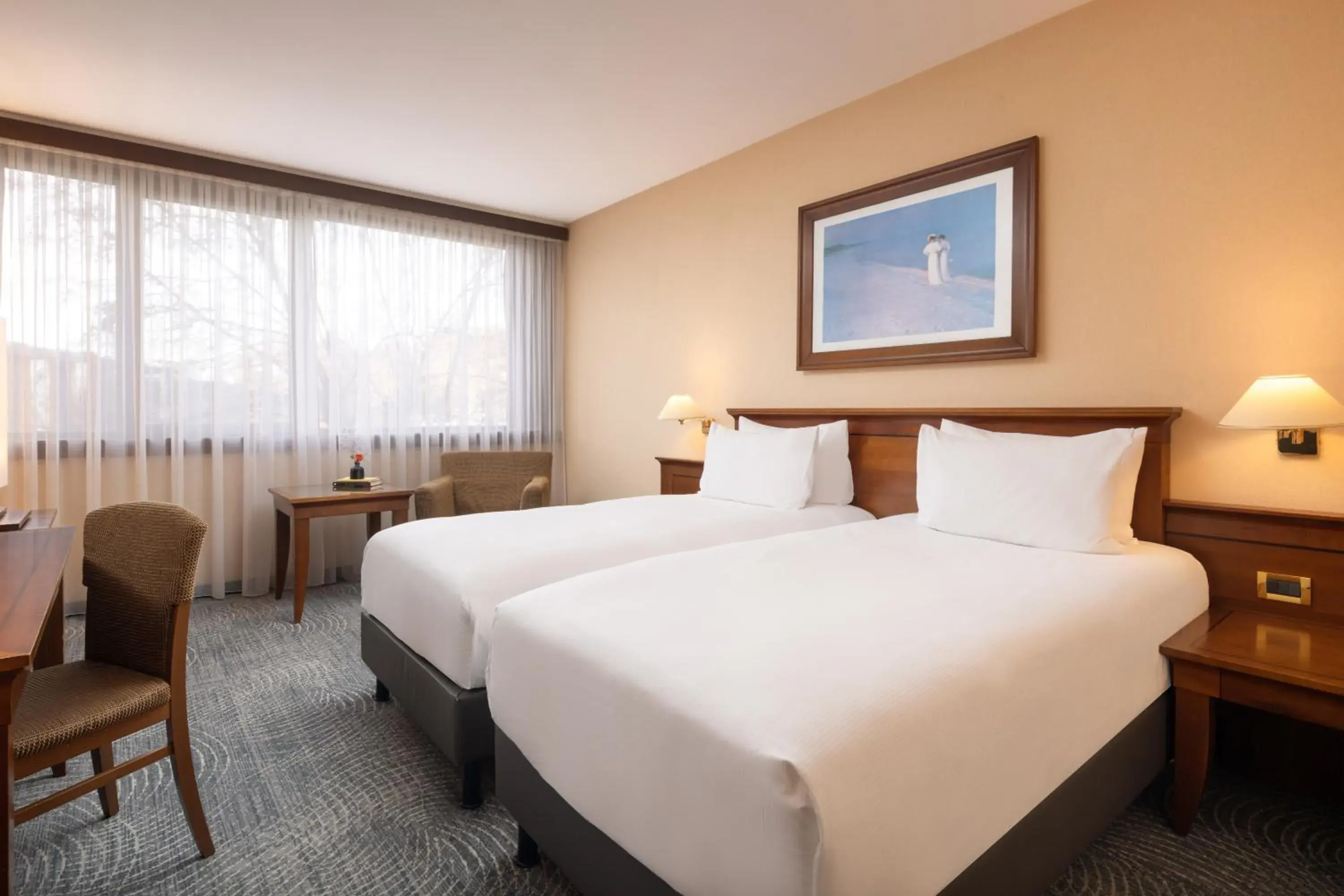 Twin Room in Hilton Strasbourg Twin Room in Hilton Strasbourg