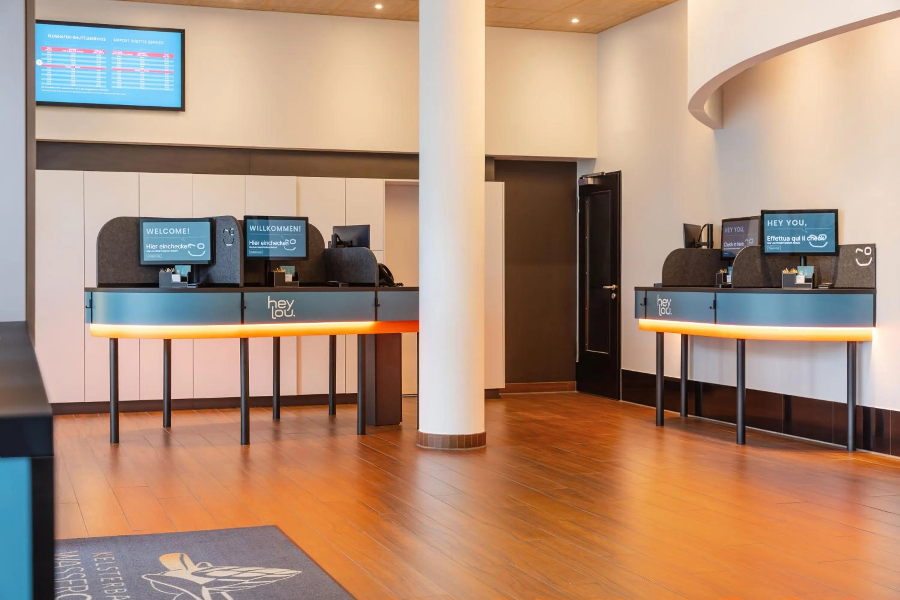 Lobby or reception in Hey Lou Hotel Frankfurt Airport