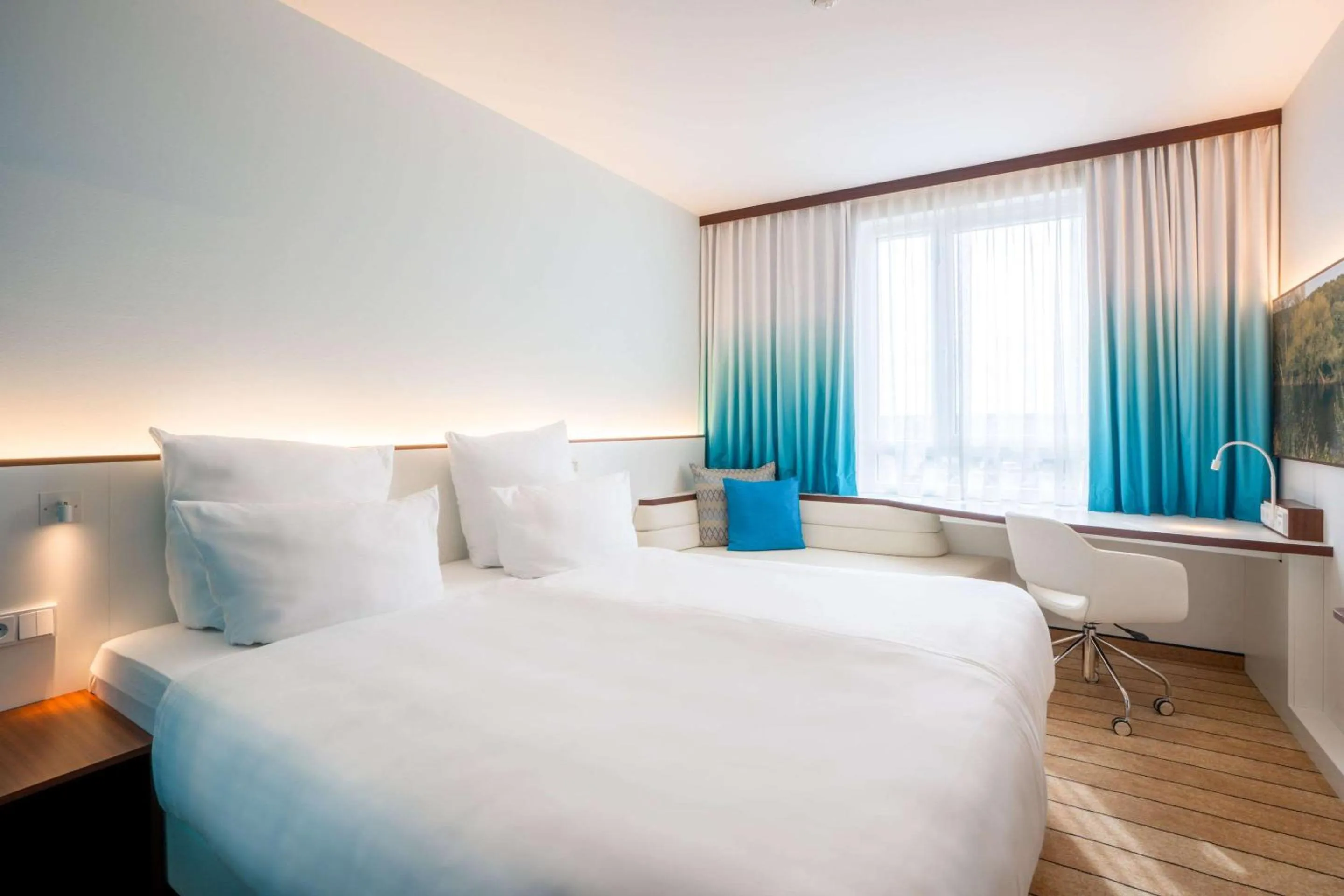 Photo of the whole room, Bed in Hey Lou Hotel Frankfurt Airport