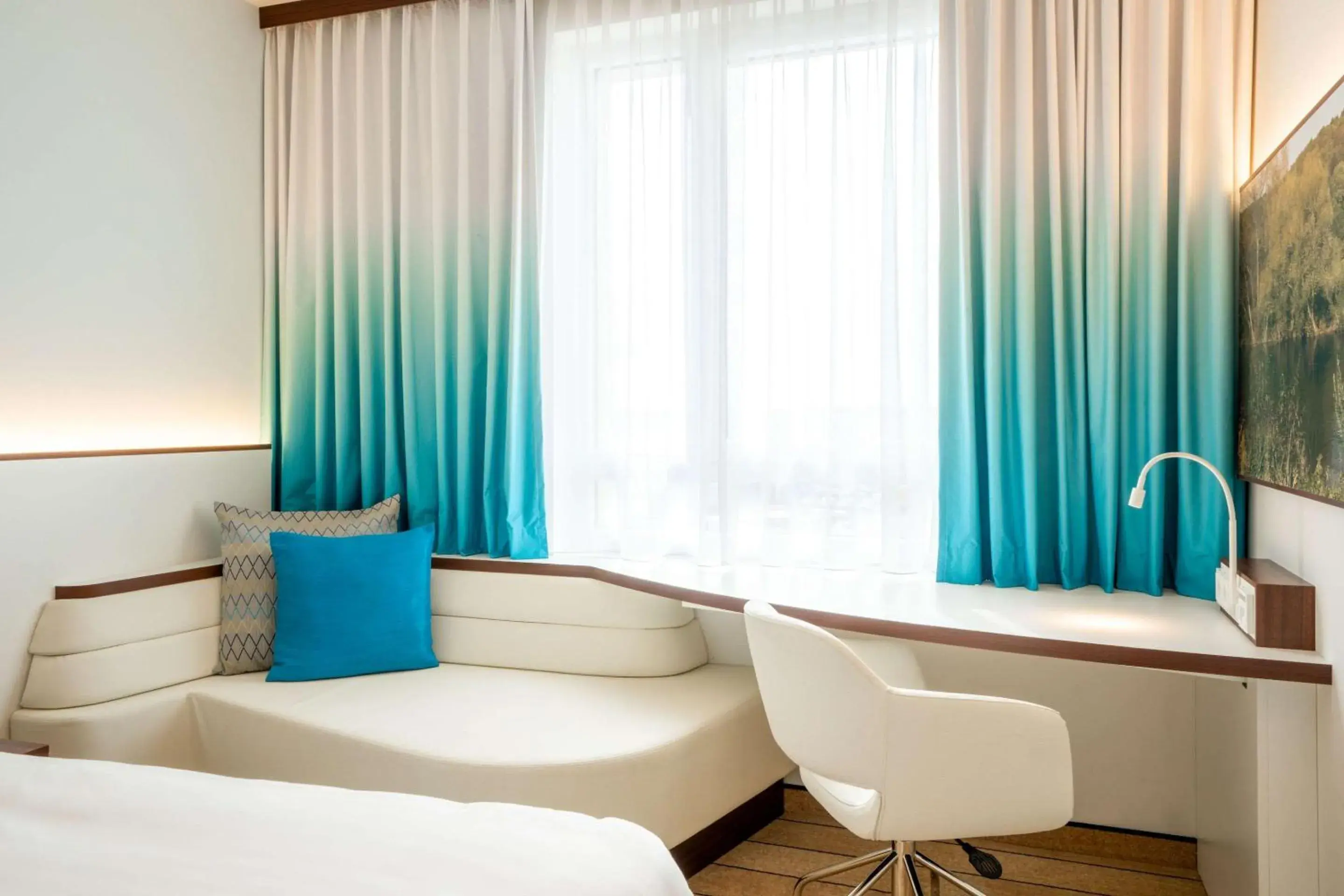 Photo of the whole room in Hey Lou Hotel Frankfurt Airport Photo of the whole room in Hey Lou Hotel Frankfurt Airport