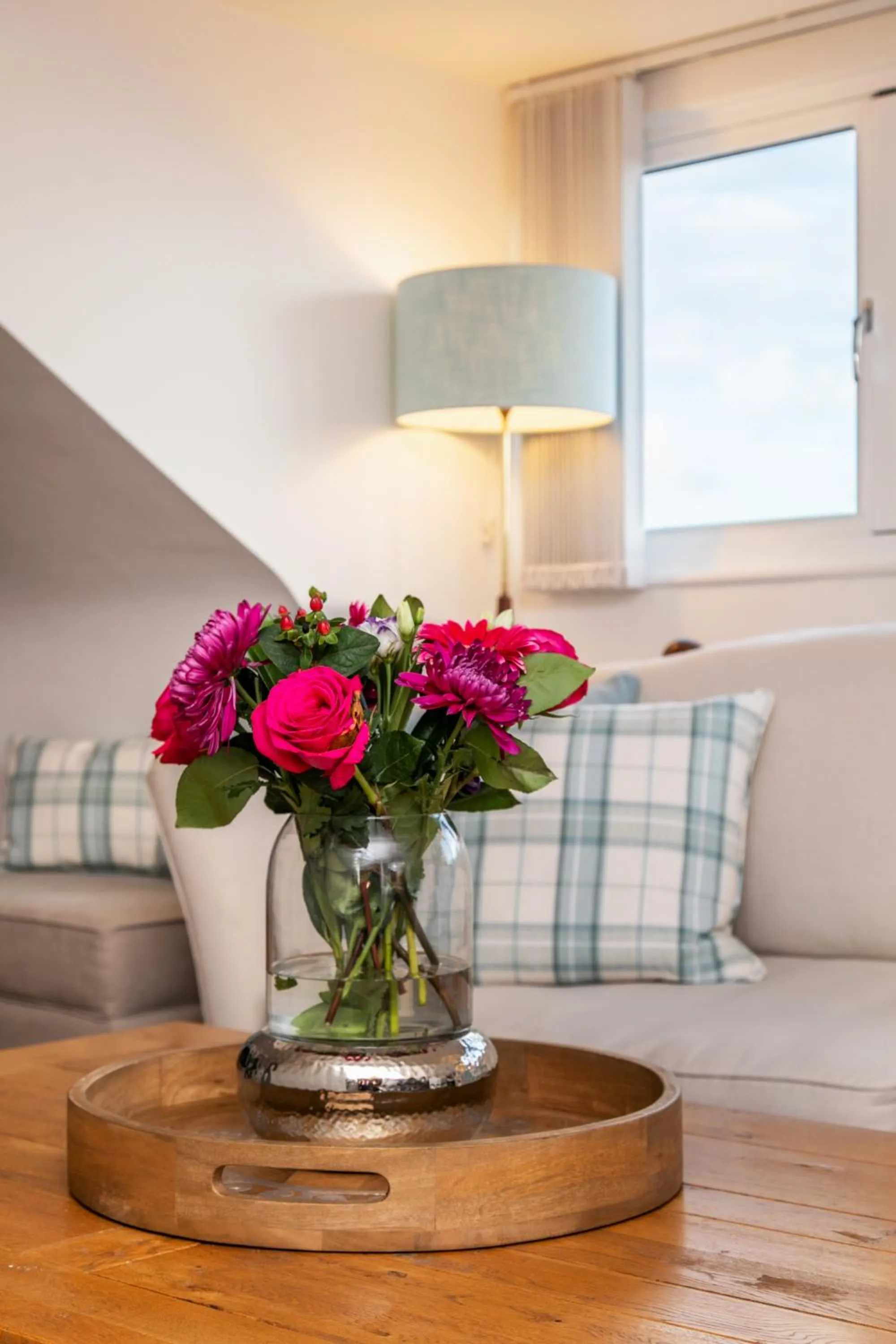 Living room in The Sky Penthouse