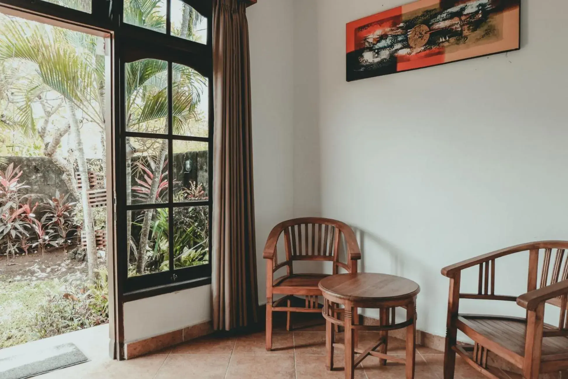 Living room in Sekar Arum Riverside Resort in Canggu Living room in Sekar Arum Riverside Resort in Canggu