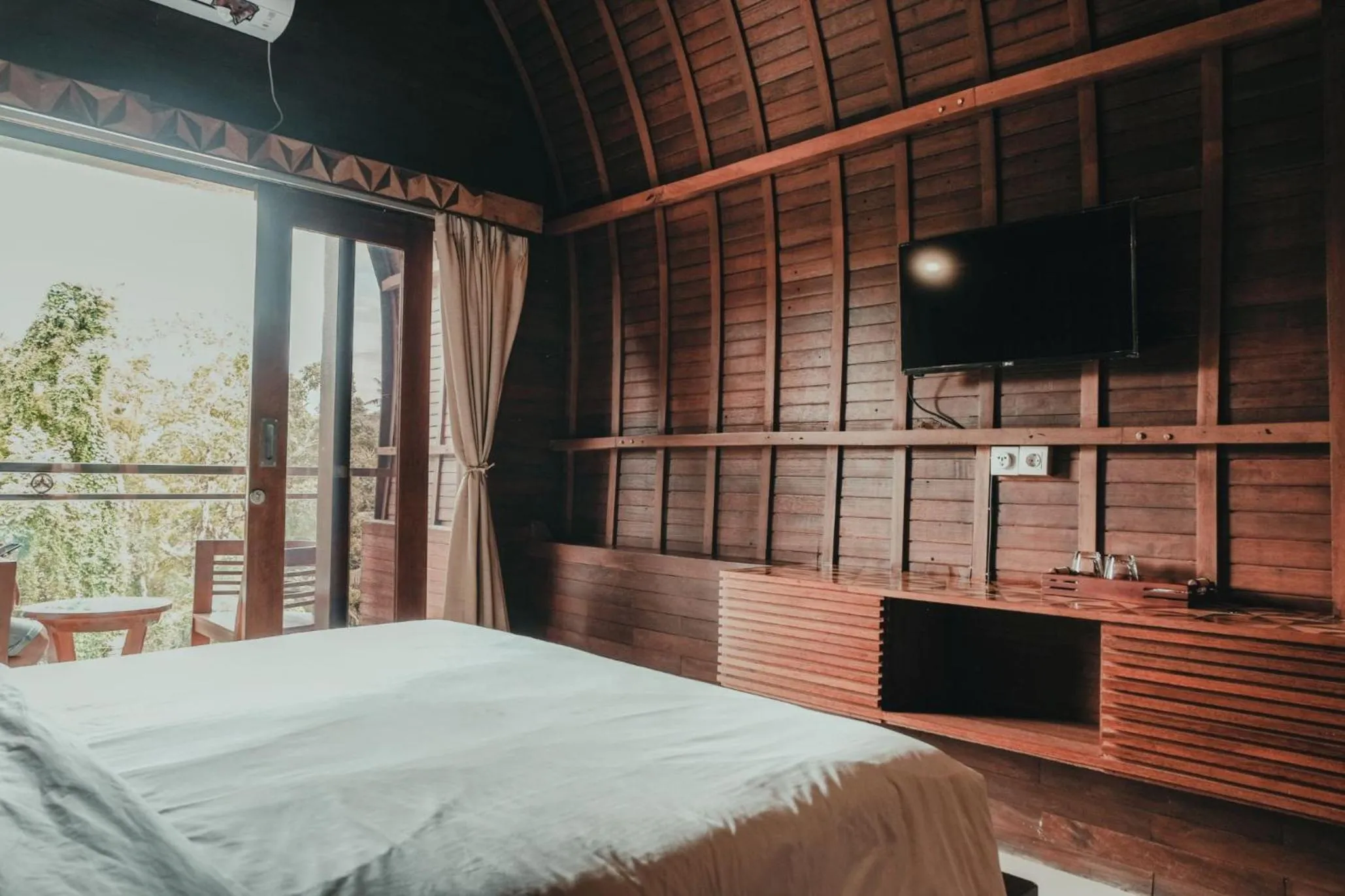 TV and multimedia, Bed in Sekar Arum Riverside Resort in Canggu