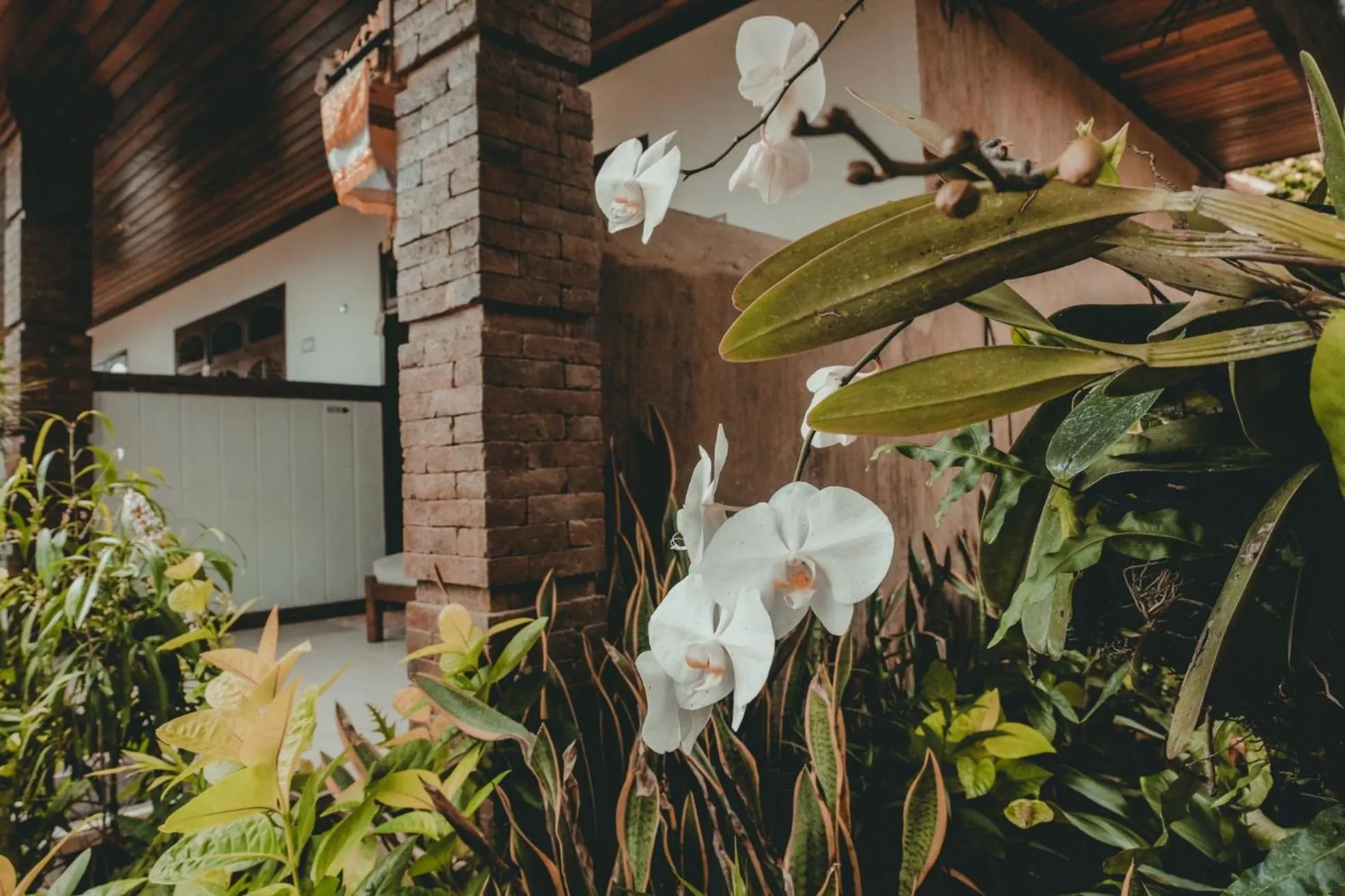 Decorative detail in Sekar Arum Riverside Resort in Canggu
