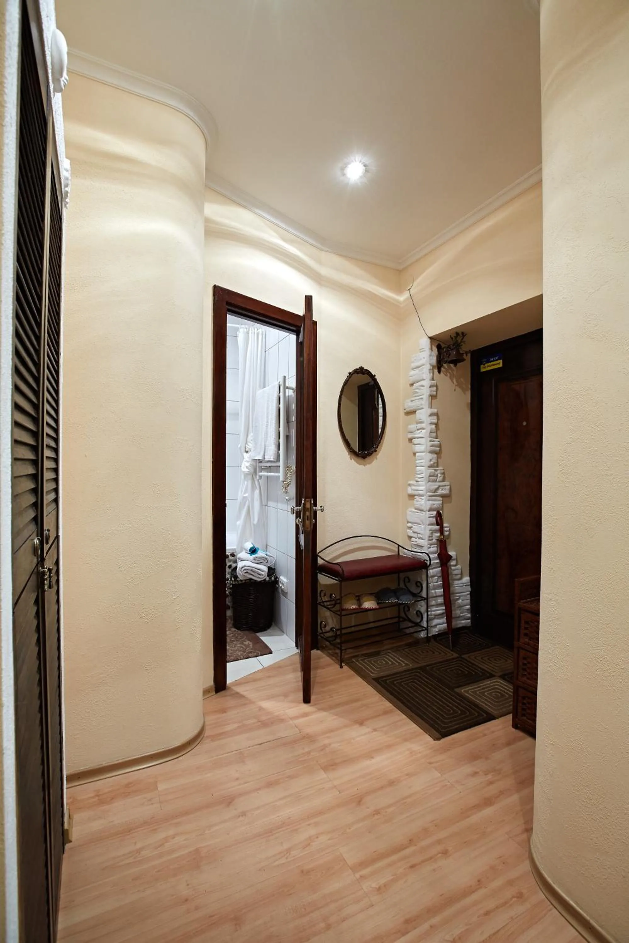 Living room in Babylon Apartments on Petliury Street