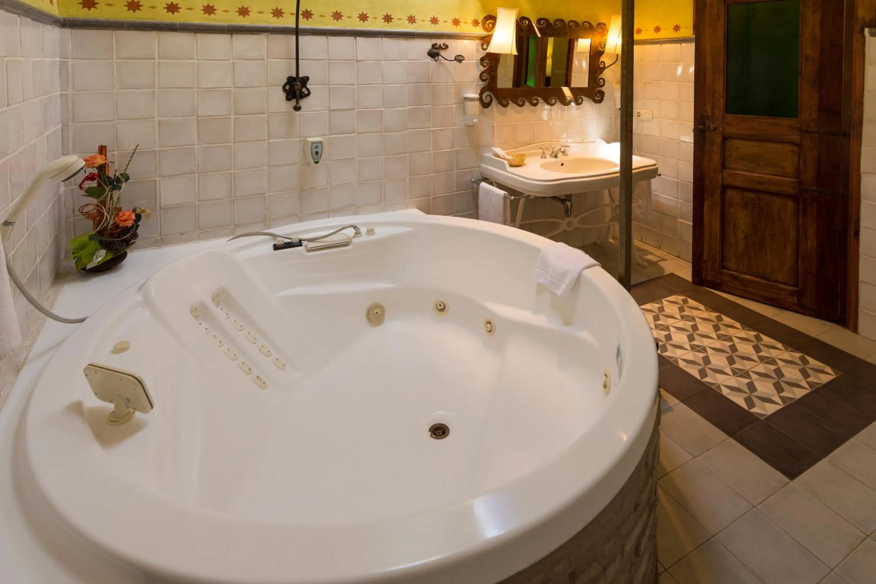 Bathroom in Hospedería Señorío de Casalarreina