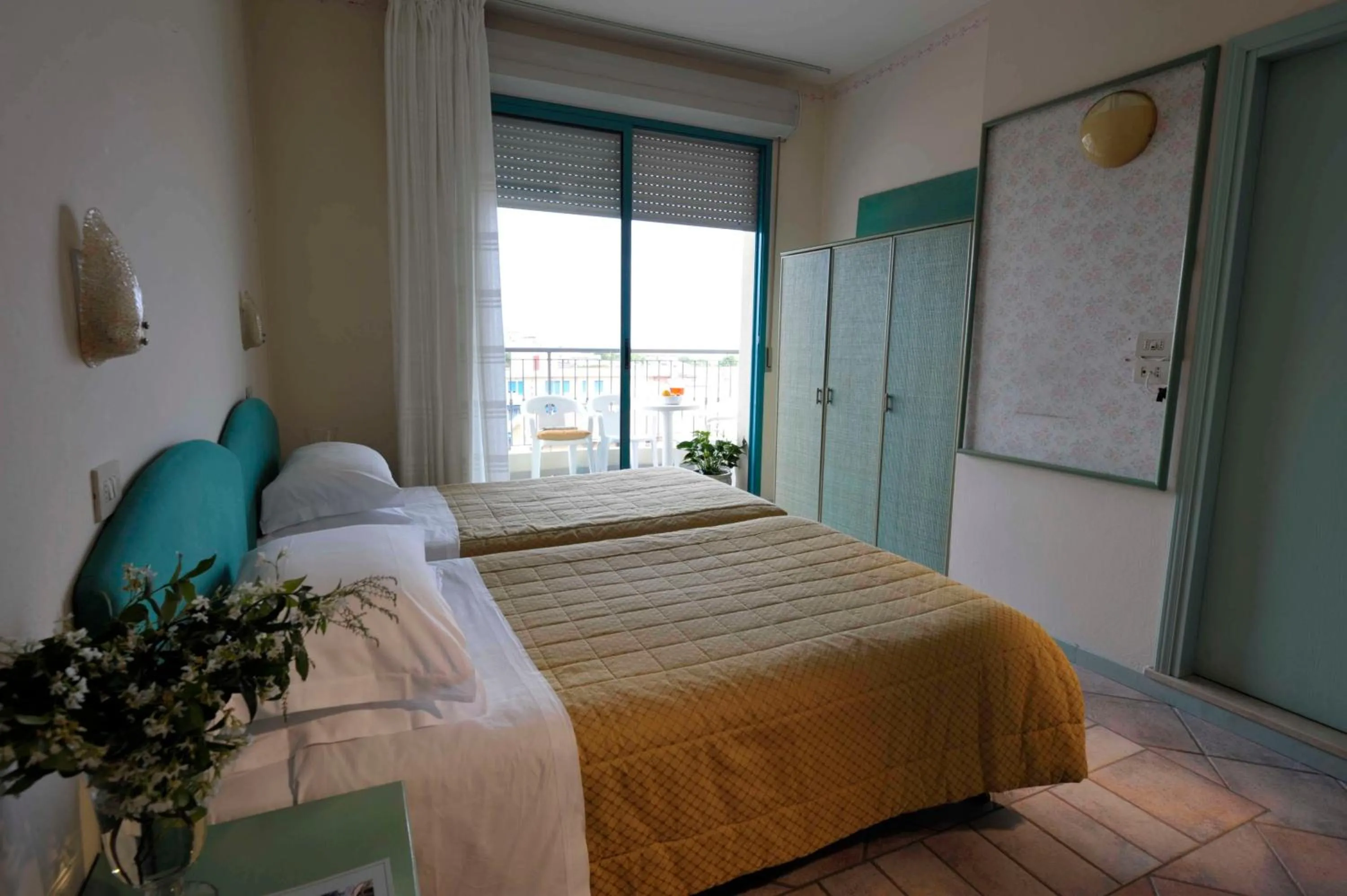 Decorative detail, Bed in Bellariva Feeling Hotel