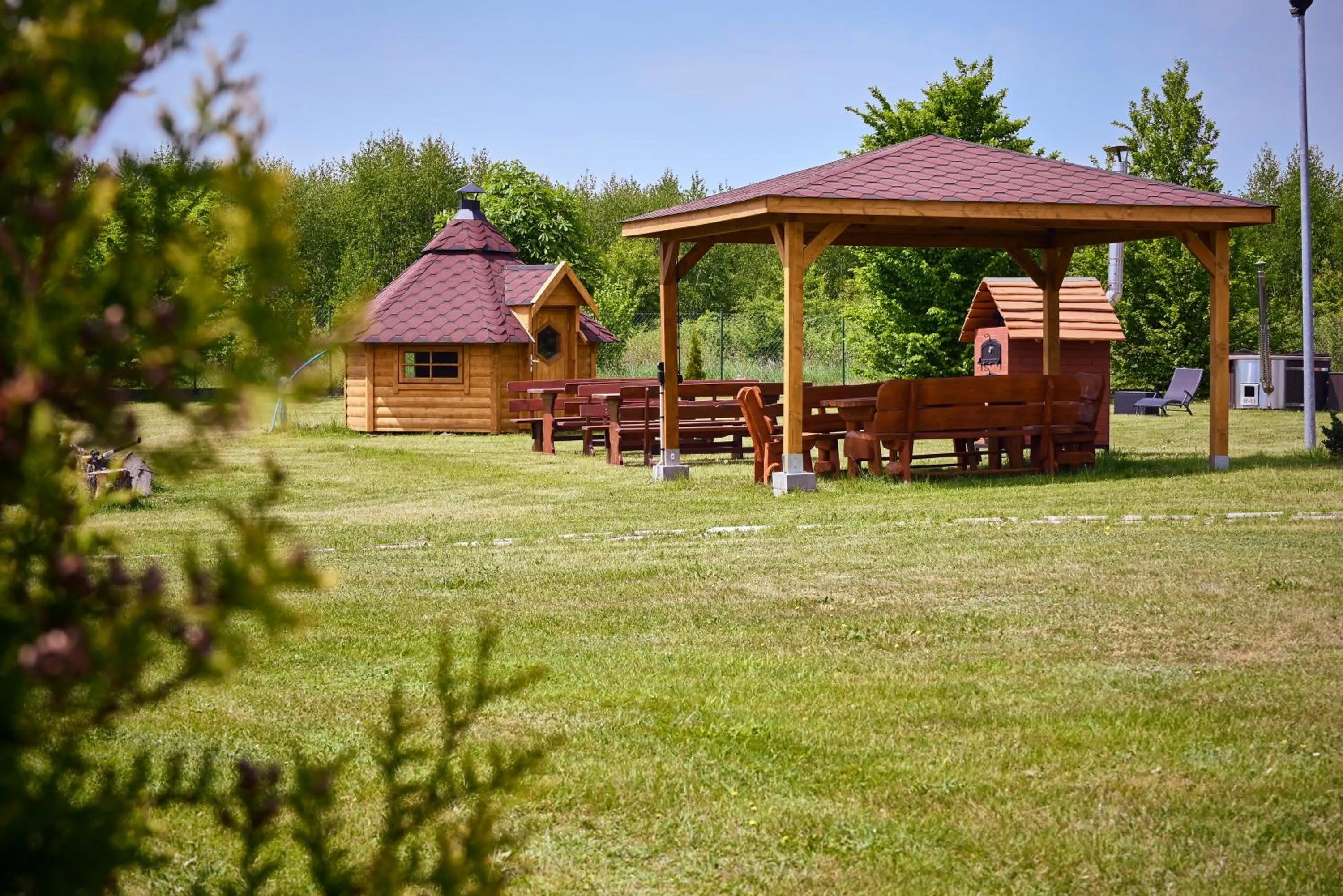 BBQ facilities in Willa Mycyny oraz domki