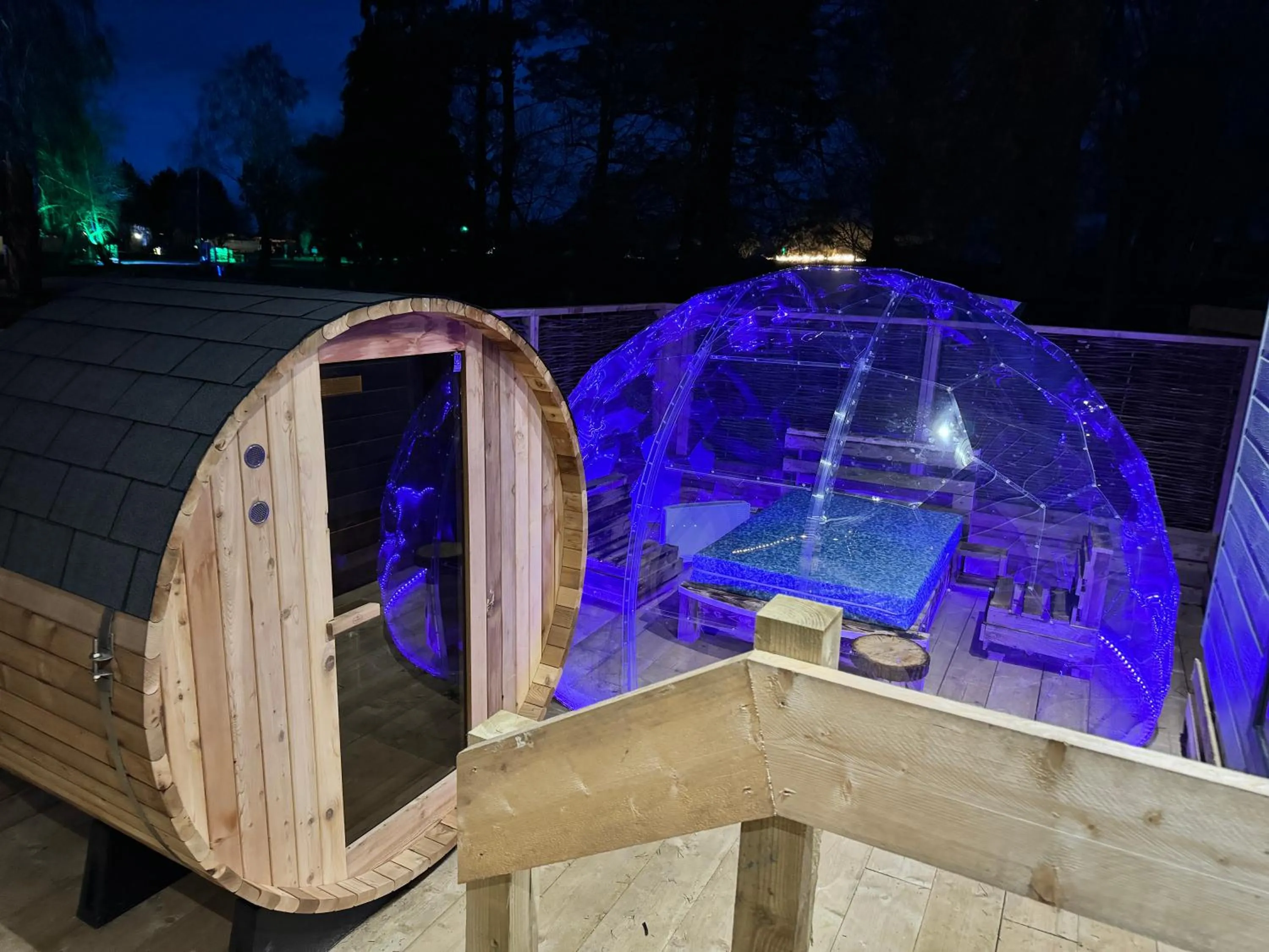 Sauna in Woodlakes Park By Liv Retreats