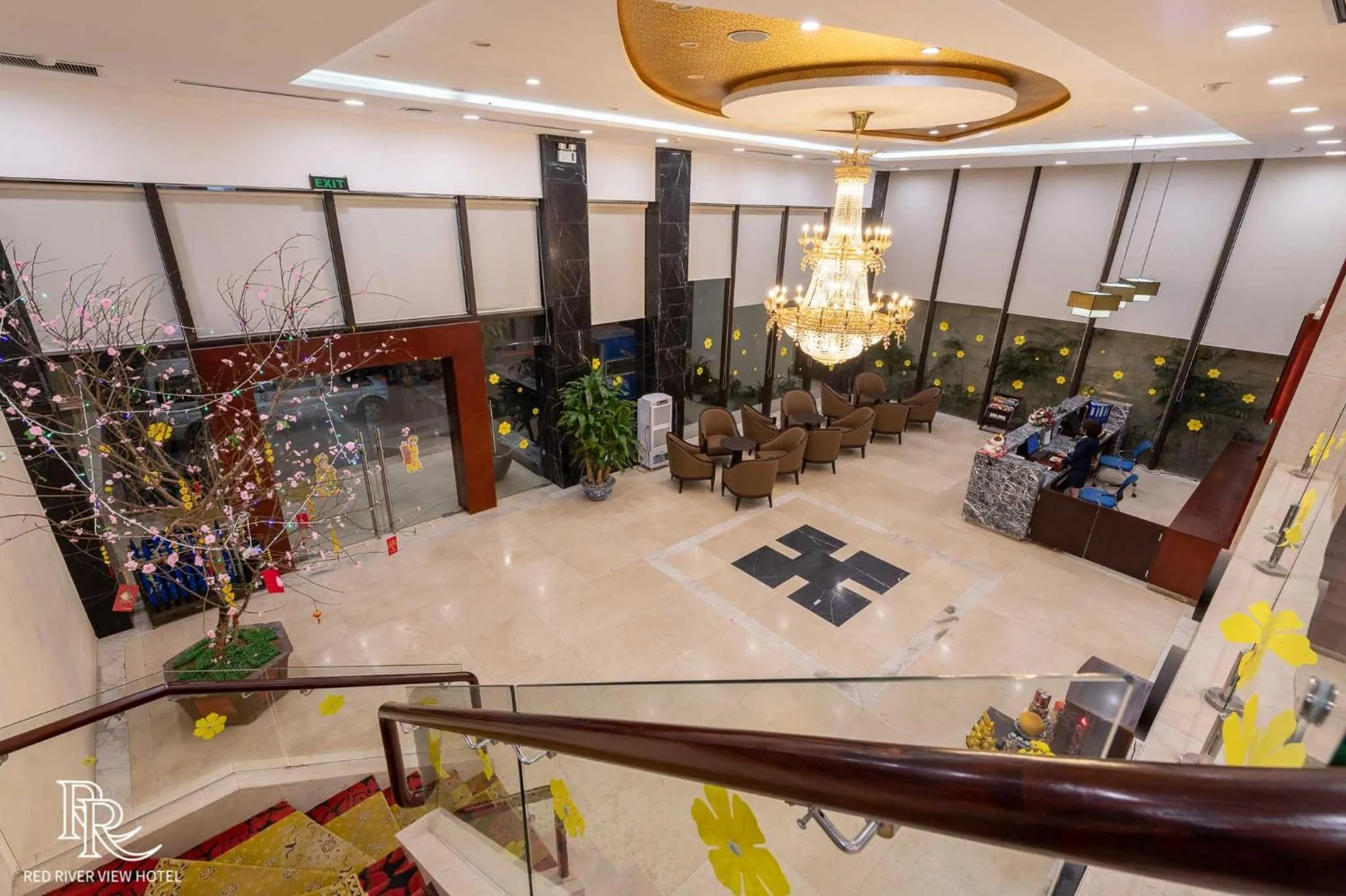 Lobby or reception in Red River View Hotel