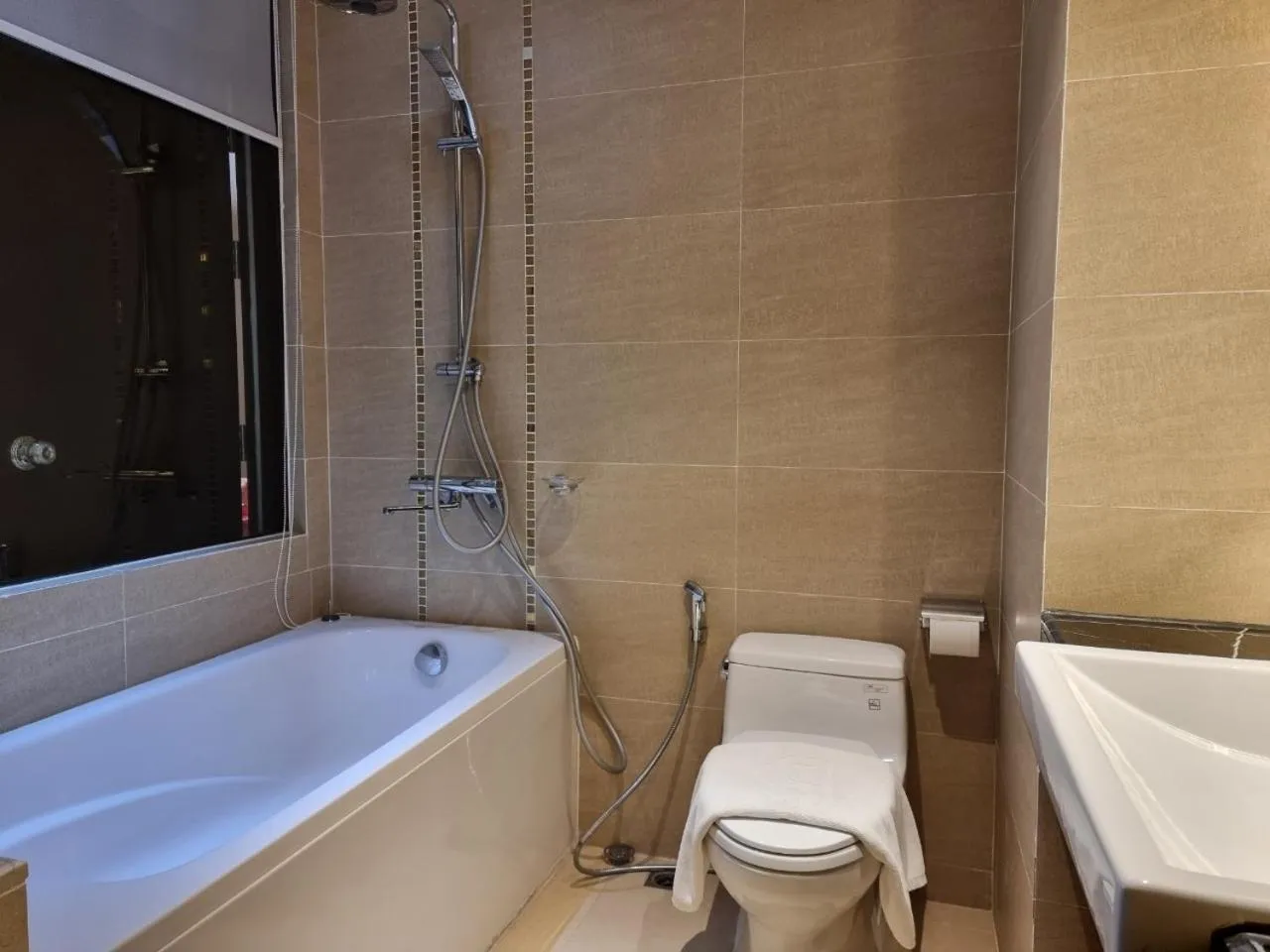 Bathroom in Red River View Hotel