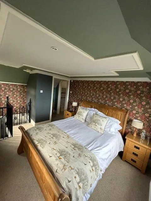 Bedroom, Bed in Bryn Goleu Bed & Breakfast