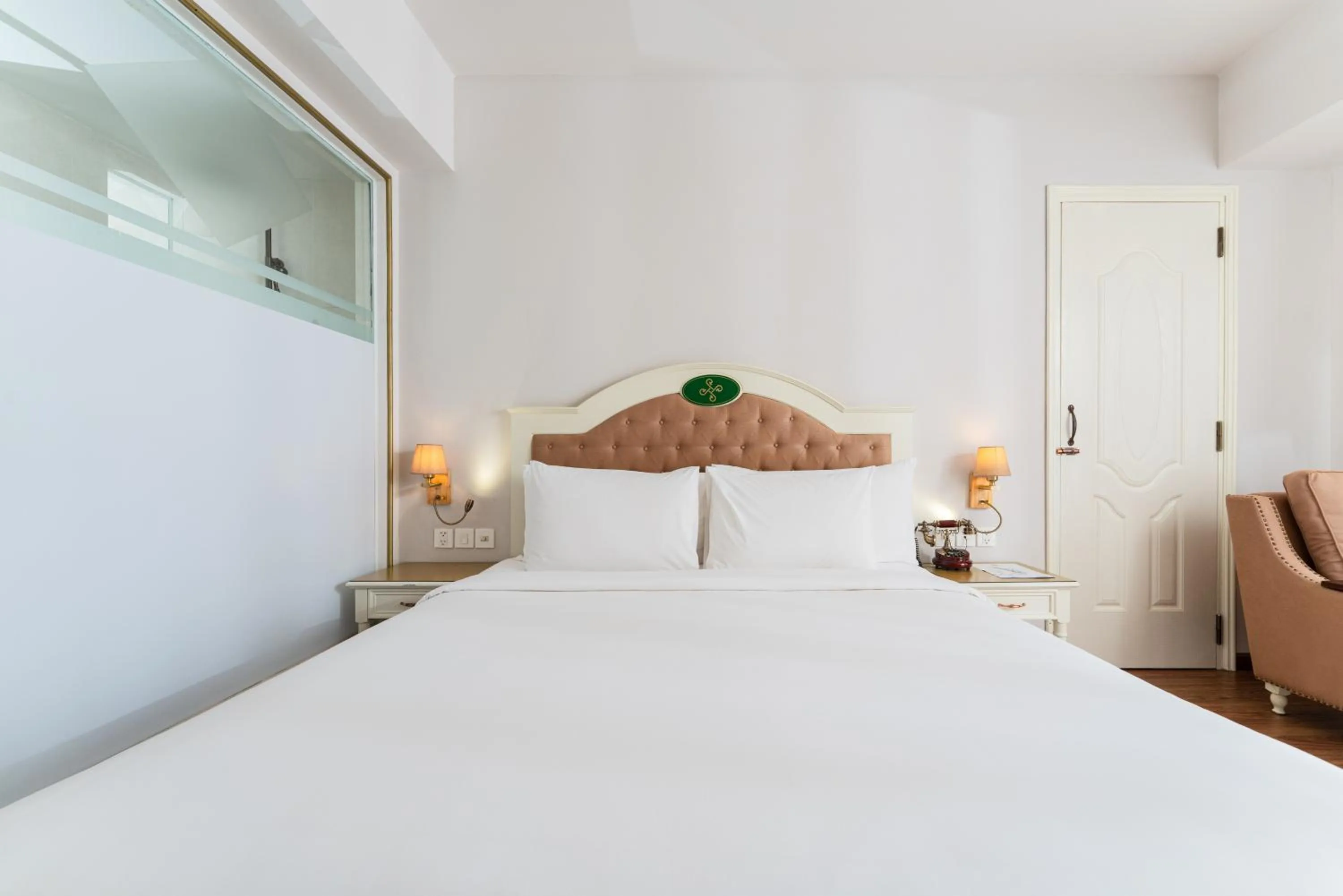 Bed in Nha Trang Prince Hotel