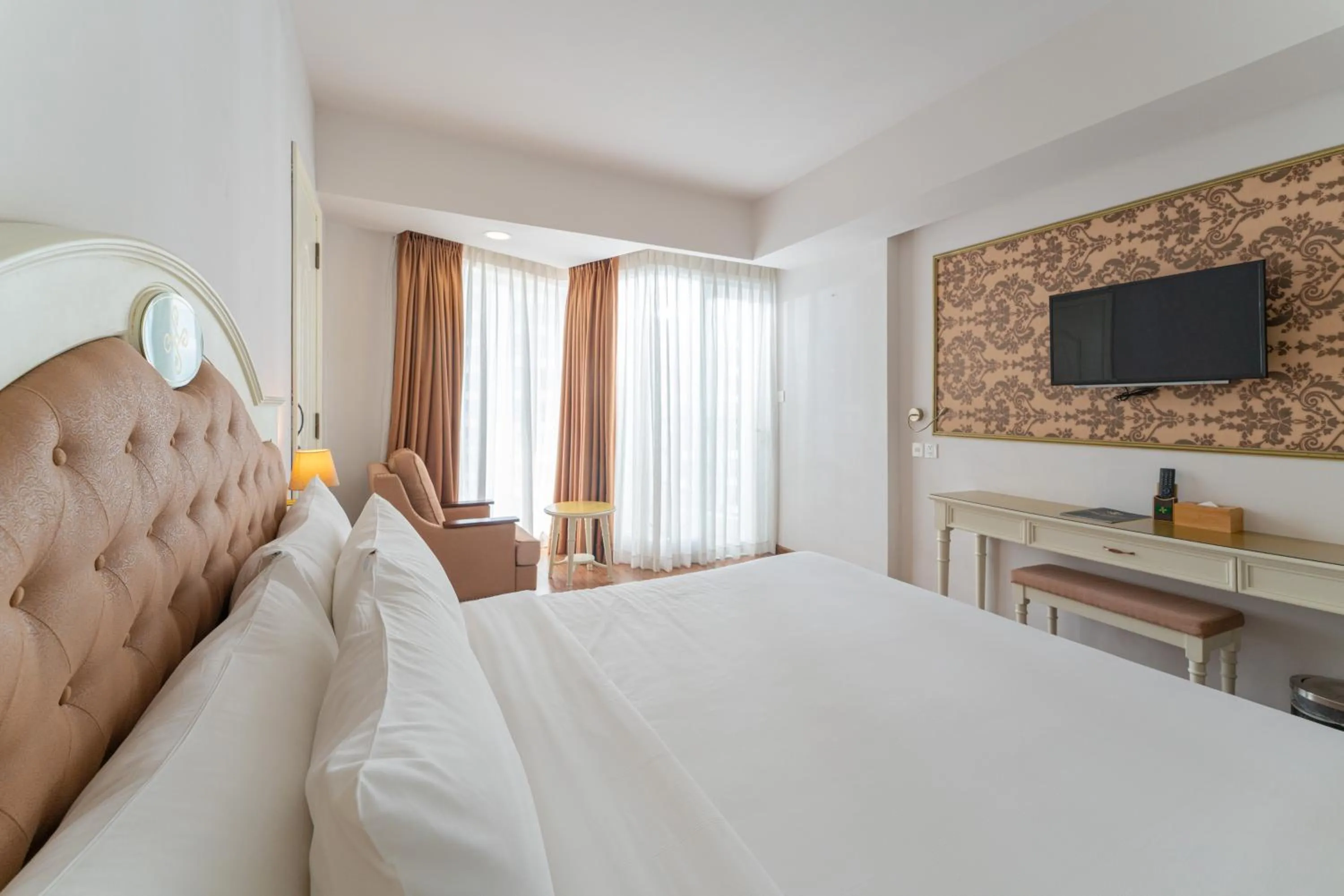 Bed in Nha Trang Prince Hotel