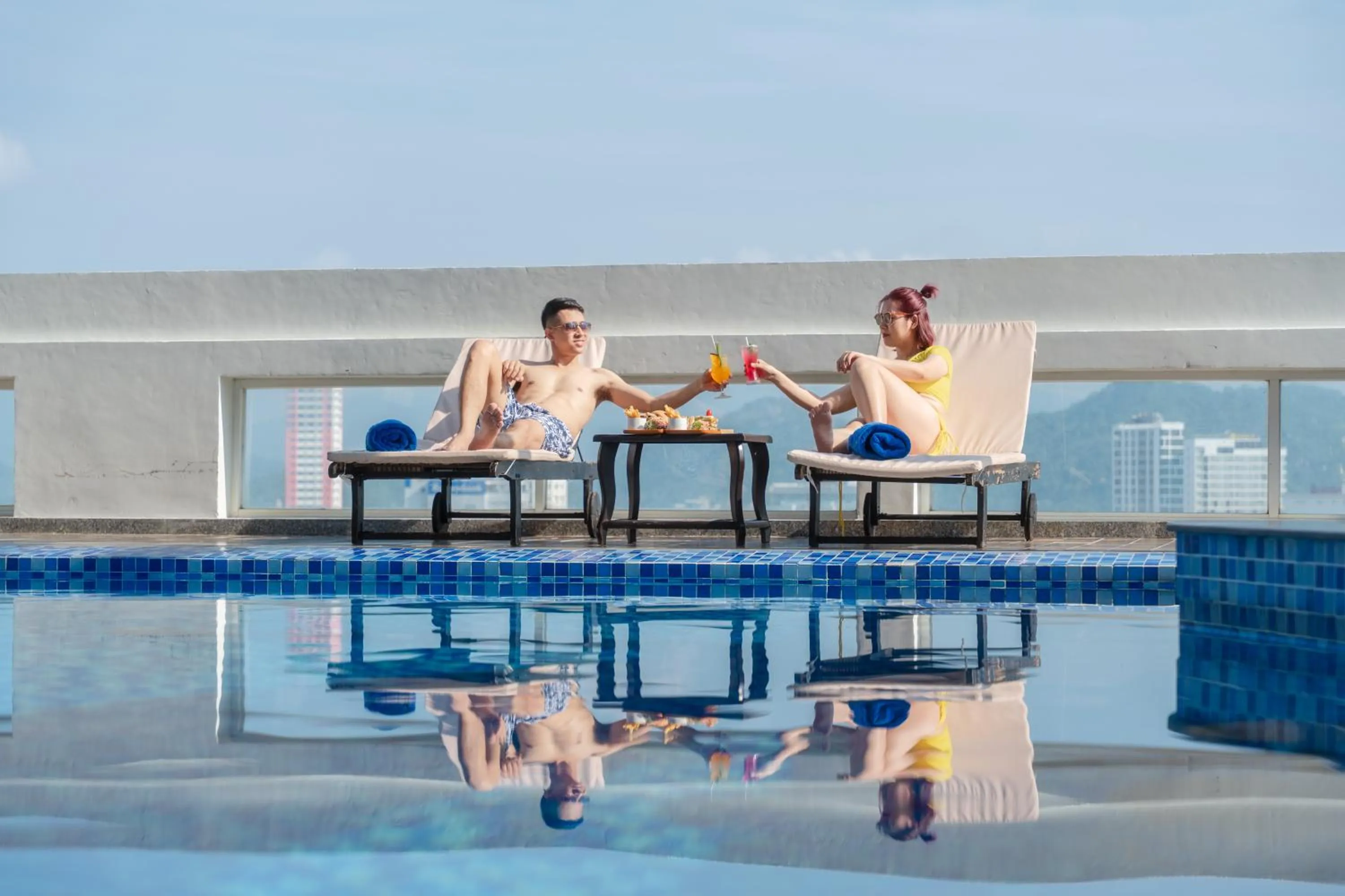 Swimming pool in Nha Trang Prince Hotel