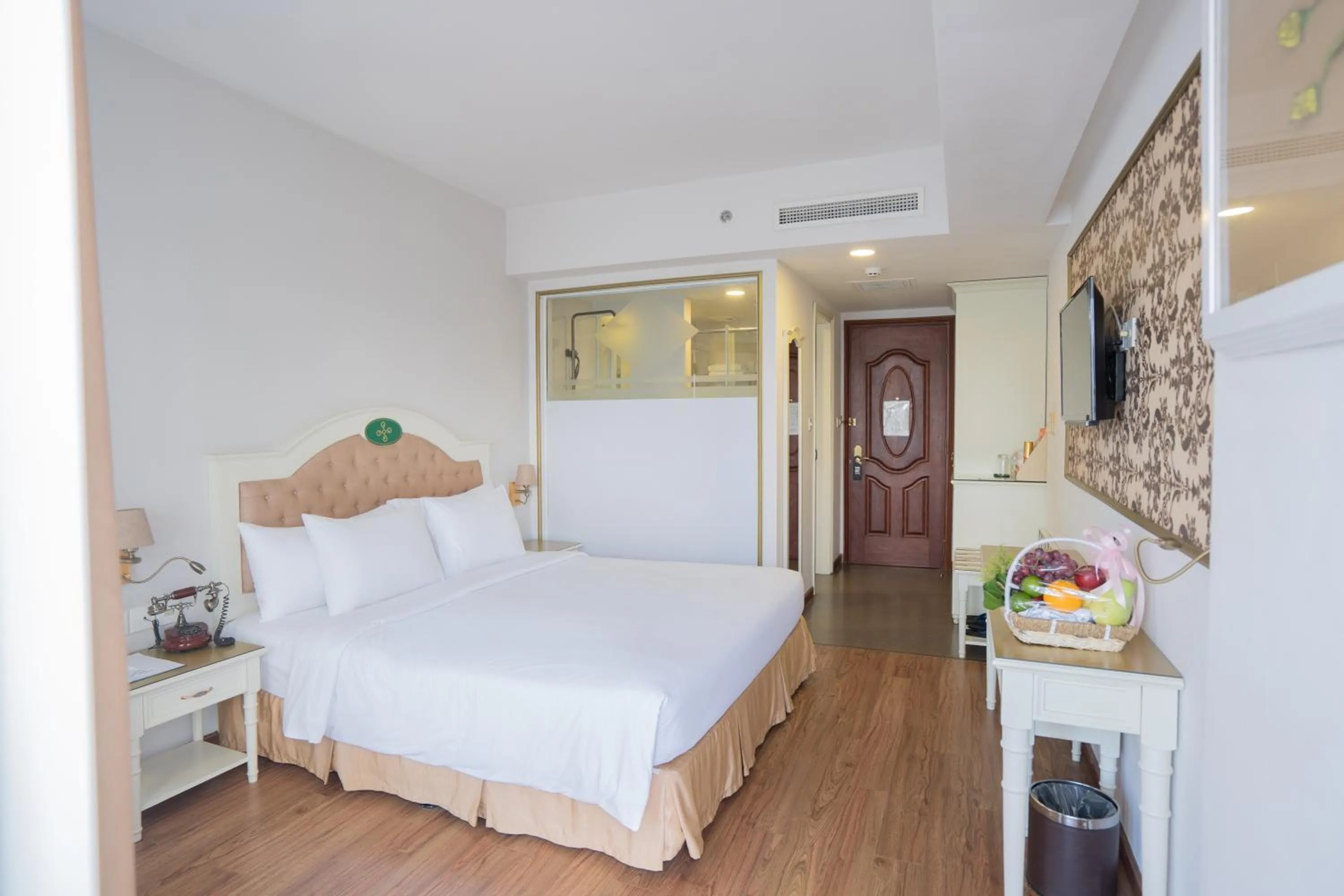 Bed in Isena Nha Trang Hotel