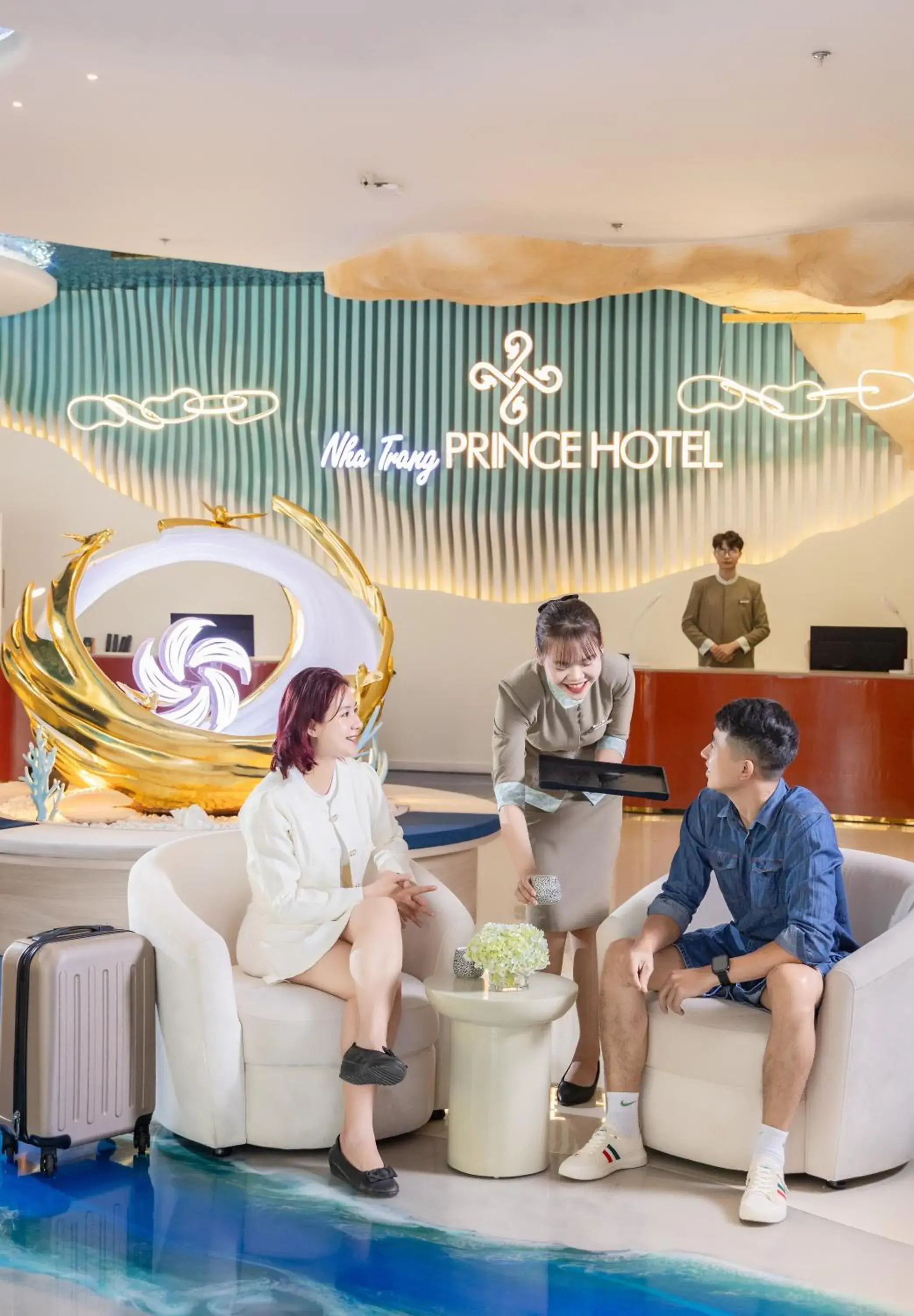 Lobby or reception in Nha Trang Prince Hotel Lobby or reception in Nha Trang Prince Hotel