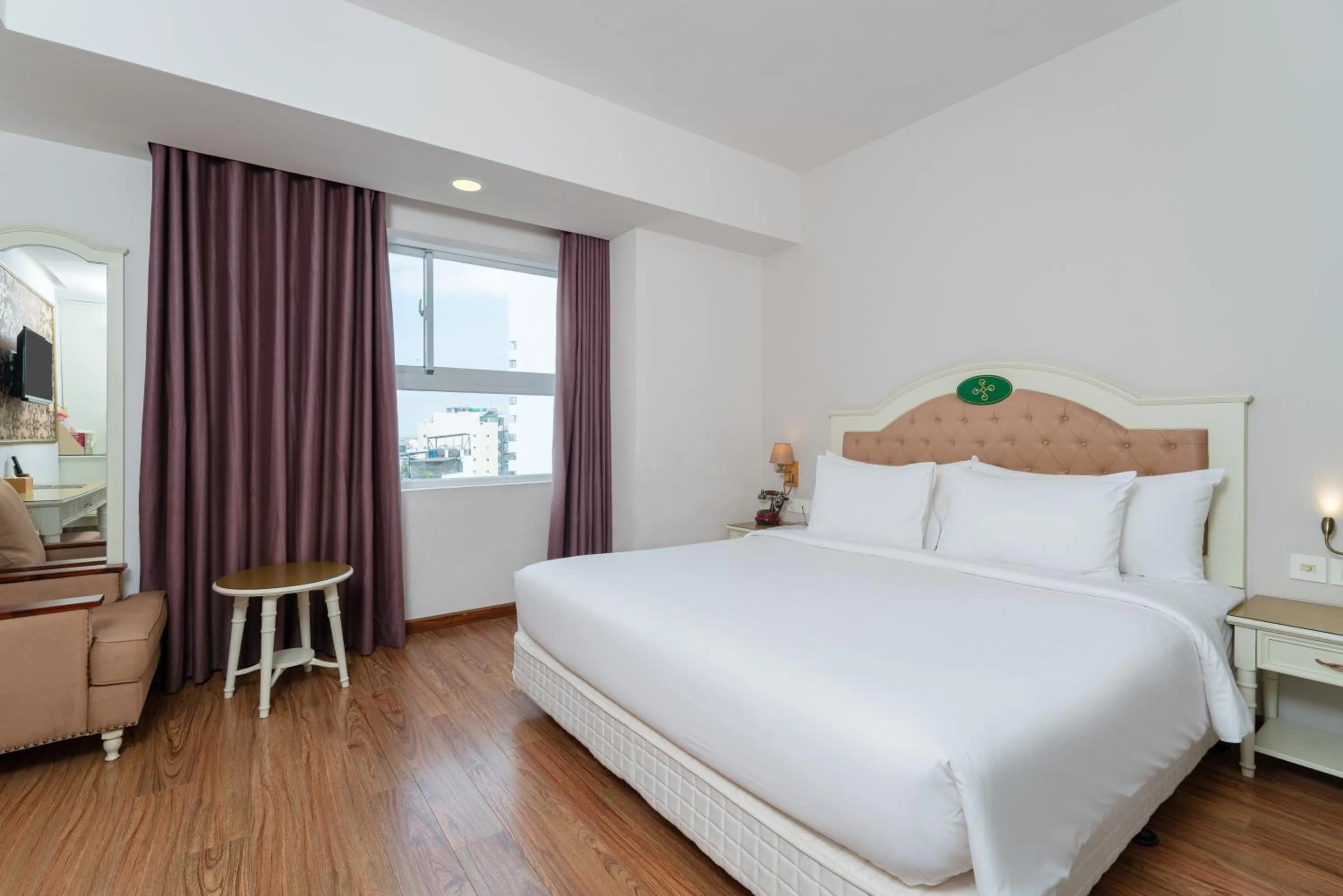 Bed in Nha Trang Prince Hotel