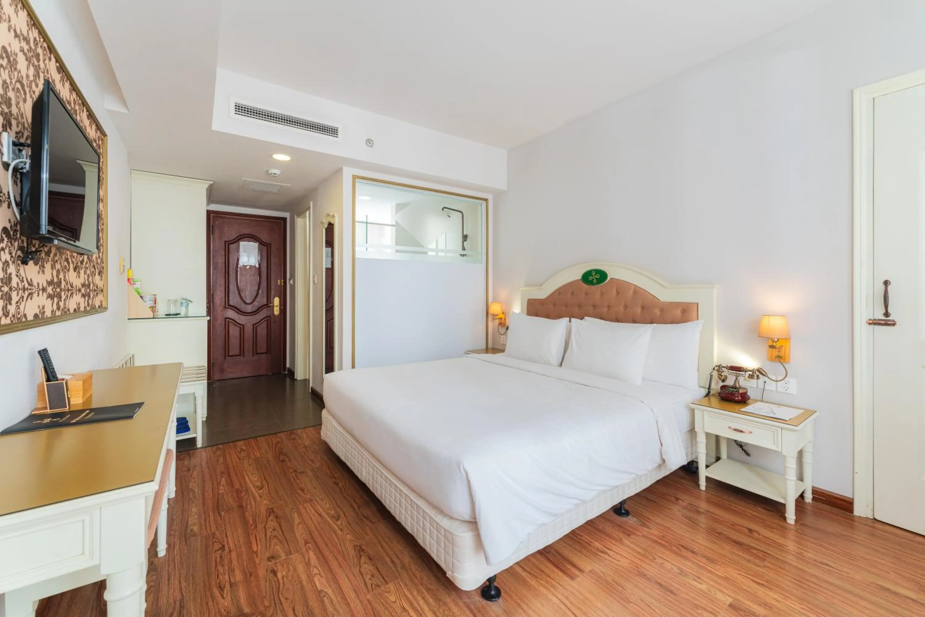 Bed in Nha Trang Prince Hotel