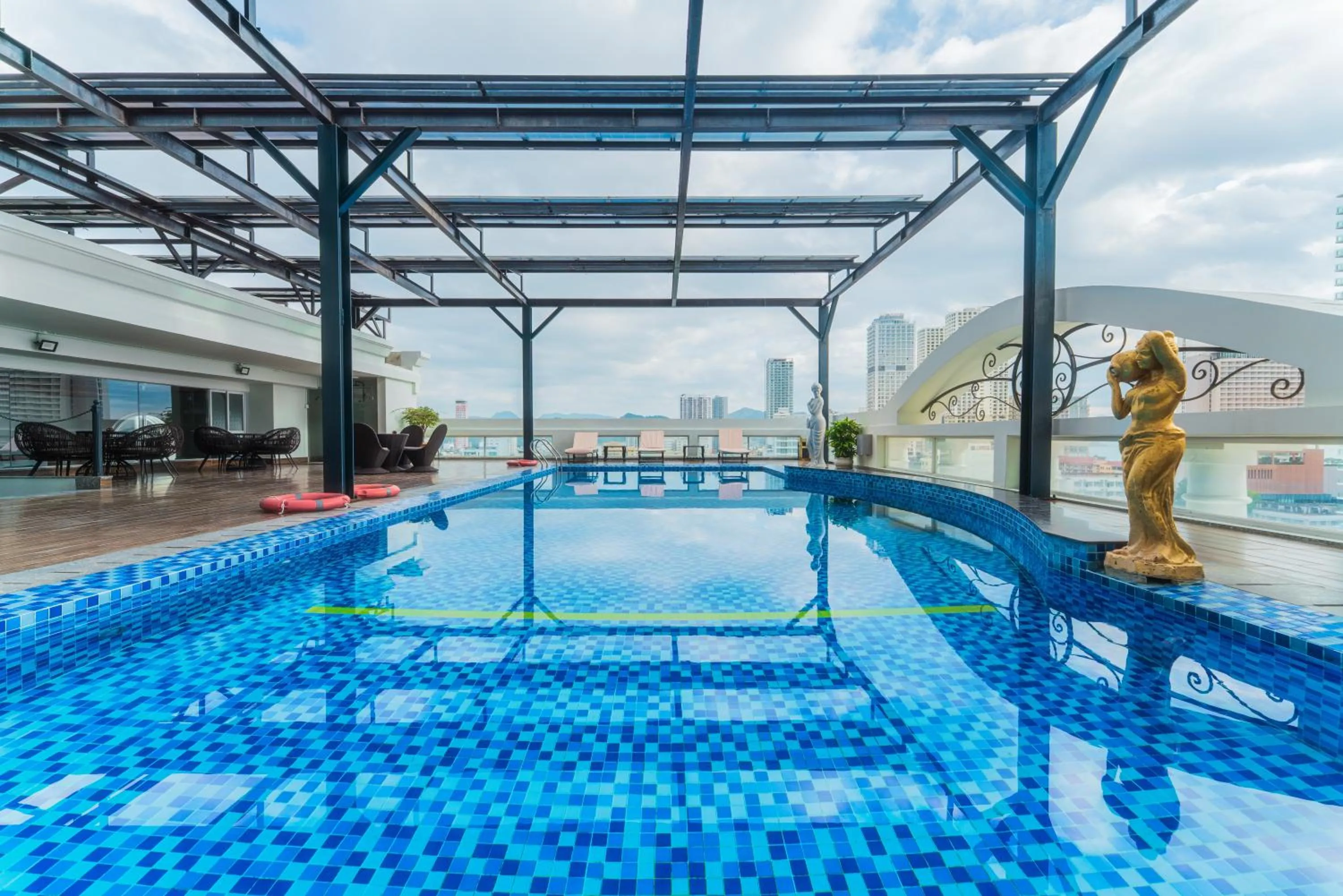 Swimming pool in Nha Trang Prince Hotel