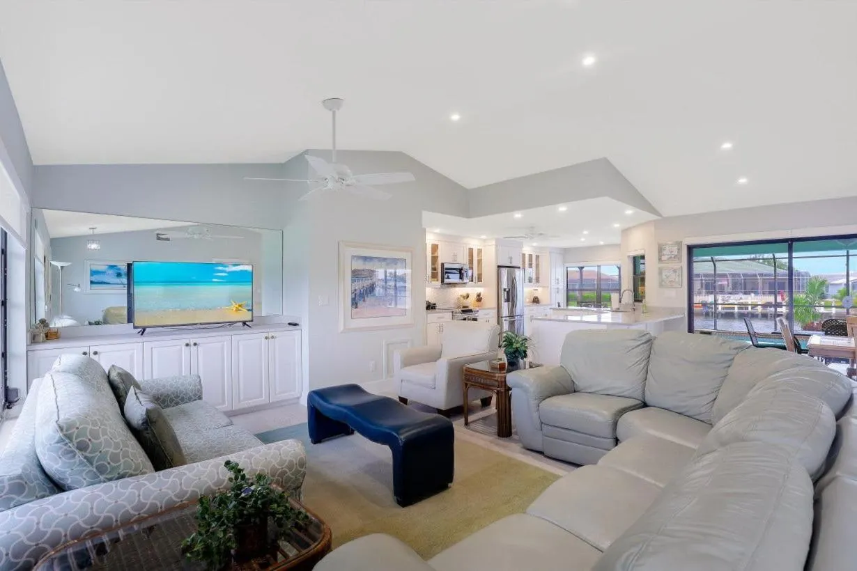 Pet-friendly waterfront home on key lot with view