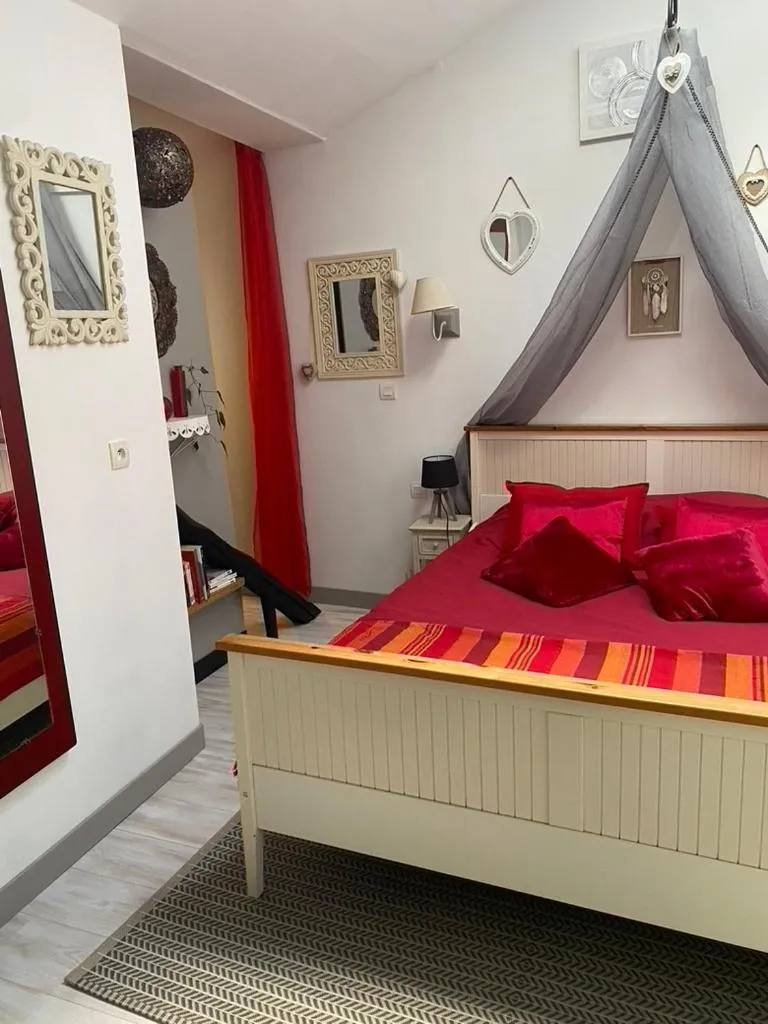 Bed in Chambres d'hôtes La Fougereuse