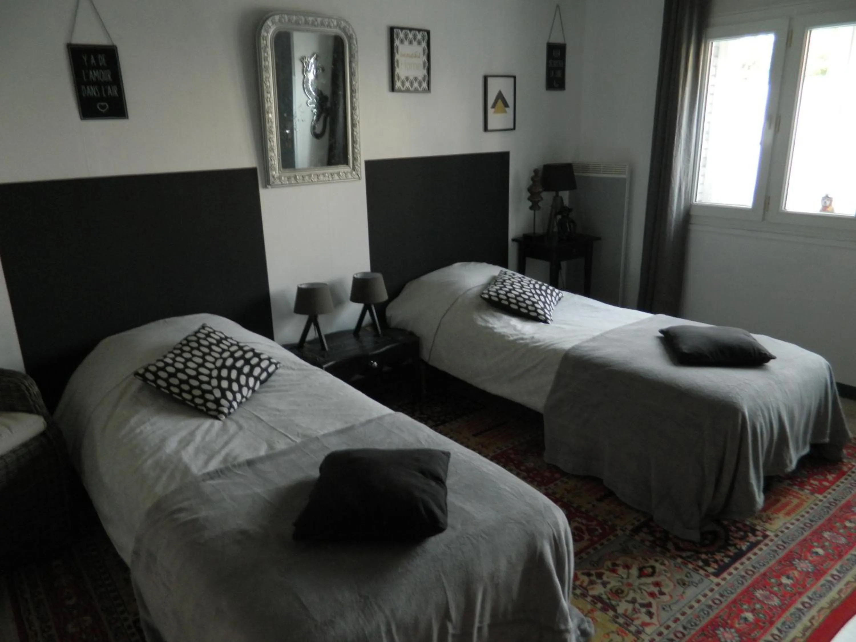 Bed in Chambres d'hôtes La Fougereuse