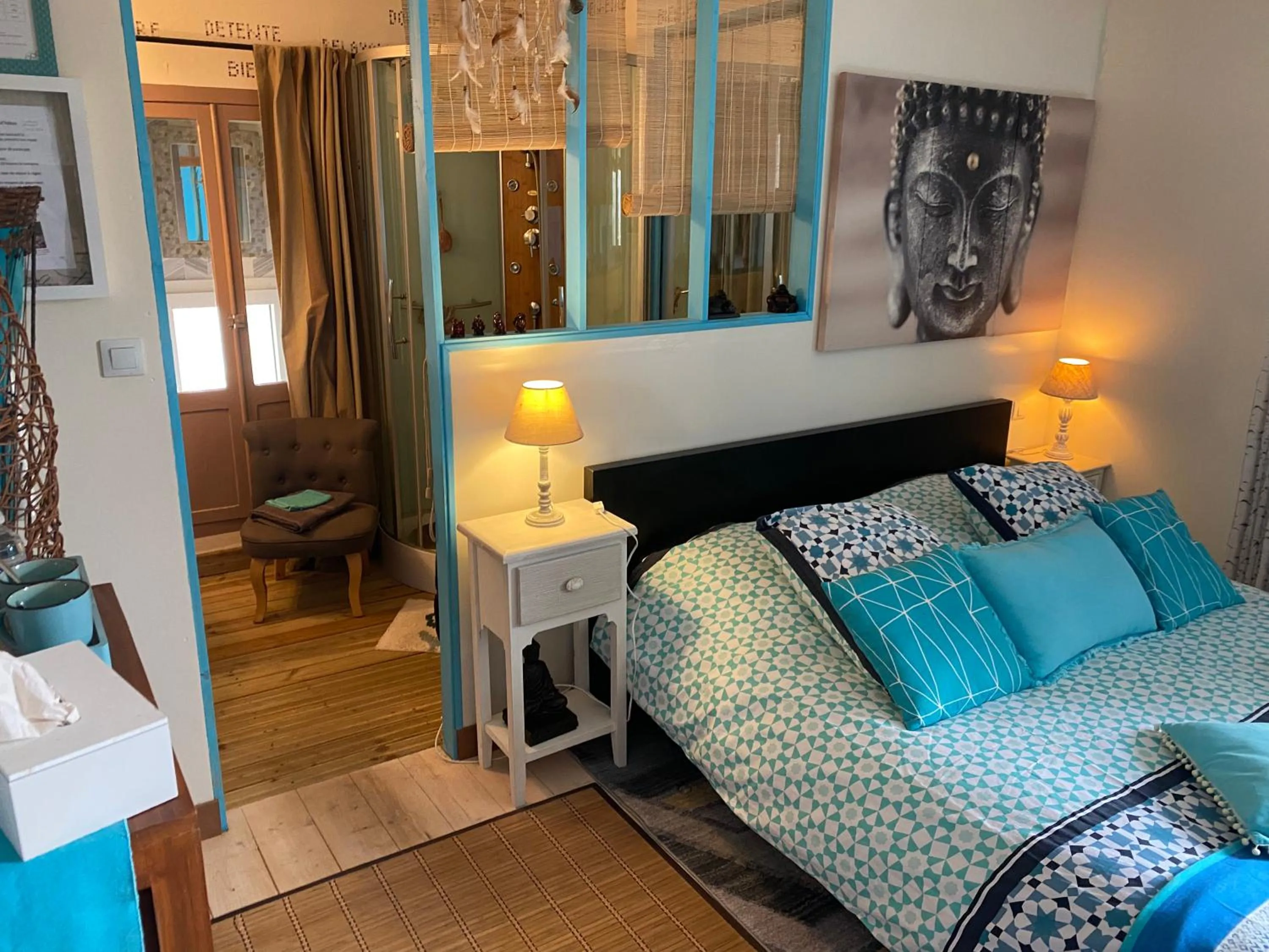 Bed in Chambres d'hôtes La Fougereuse