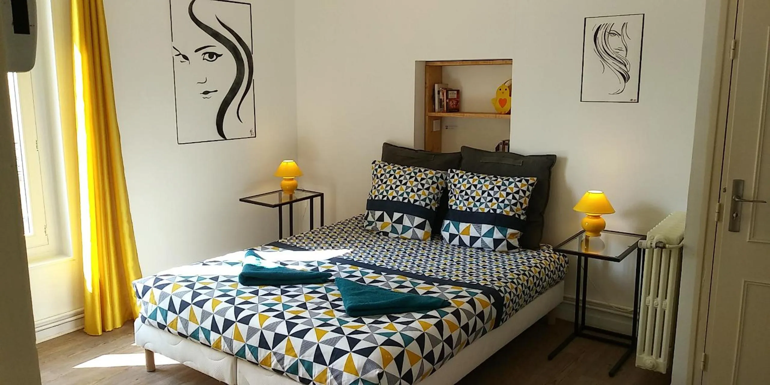 Bed in Alex Guest House