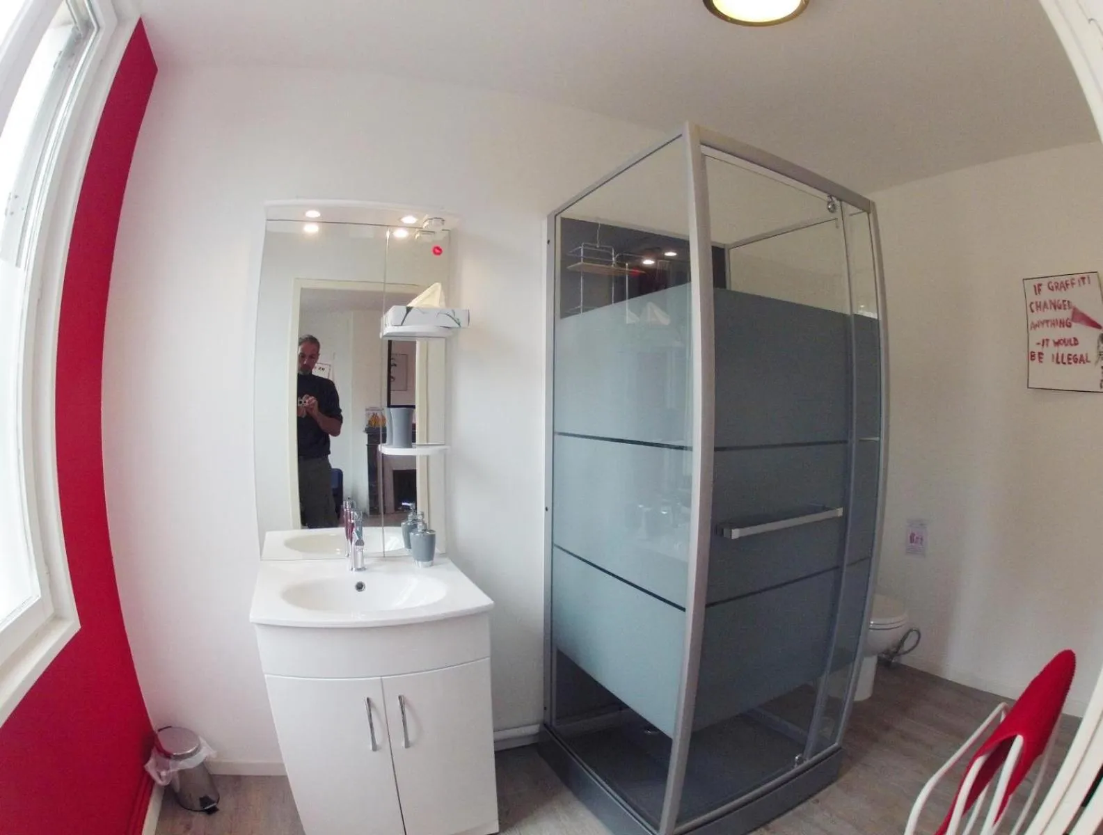 Shower in Alex Guest House