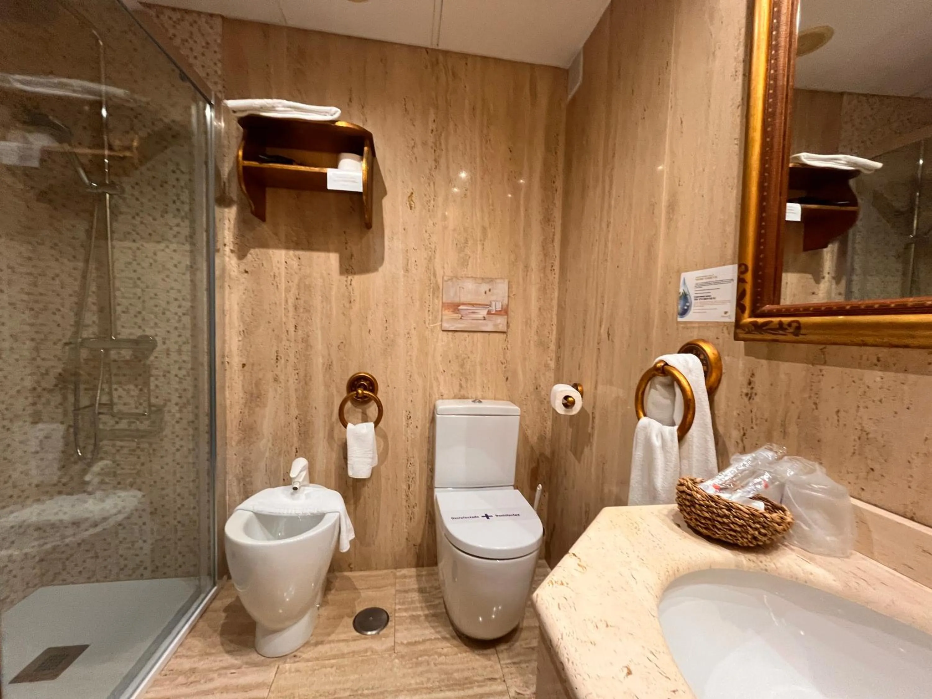 Shower in Hotel Microtel Placentinos