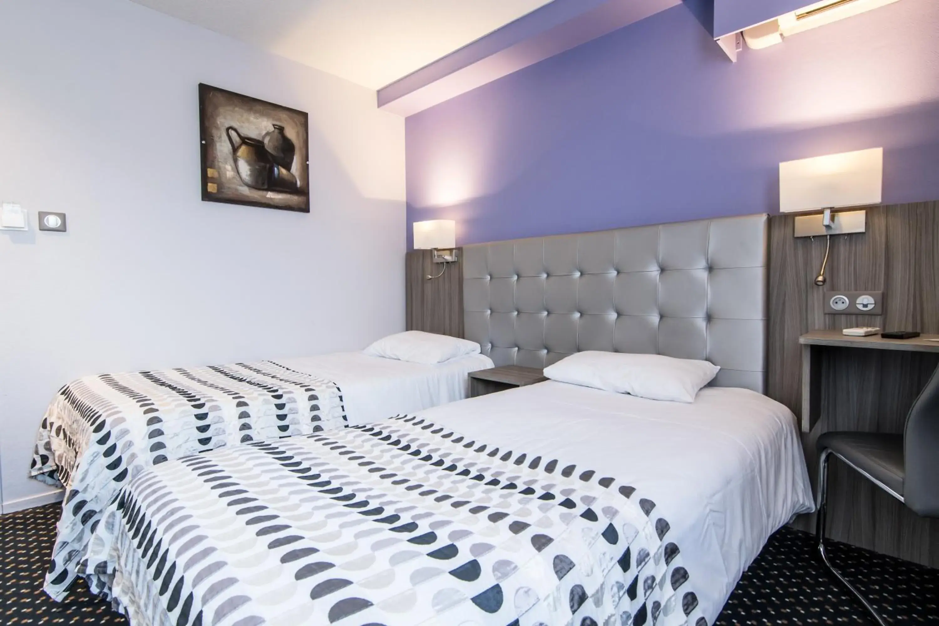 Twin Room in Brit Hotel Confort Foix Twin Room in Brit Hotel Confort Foix