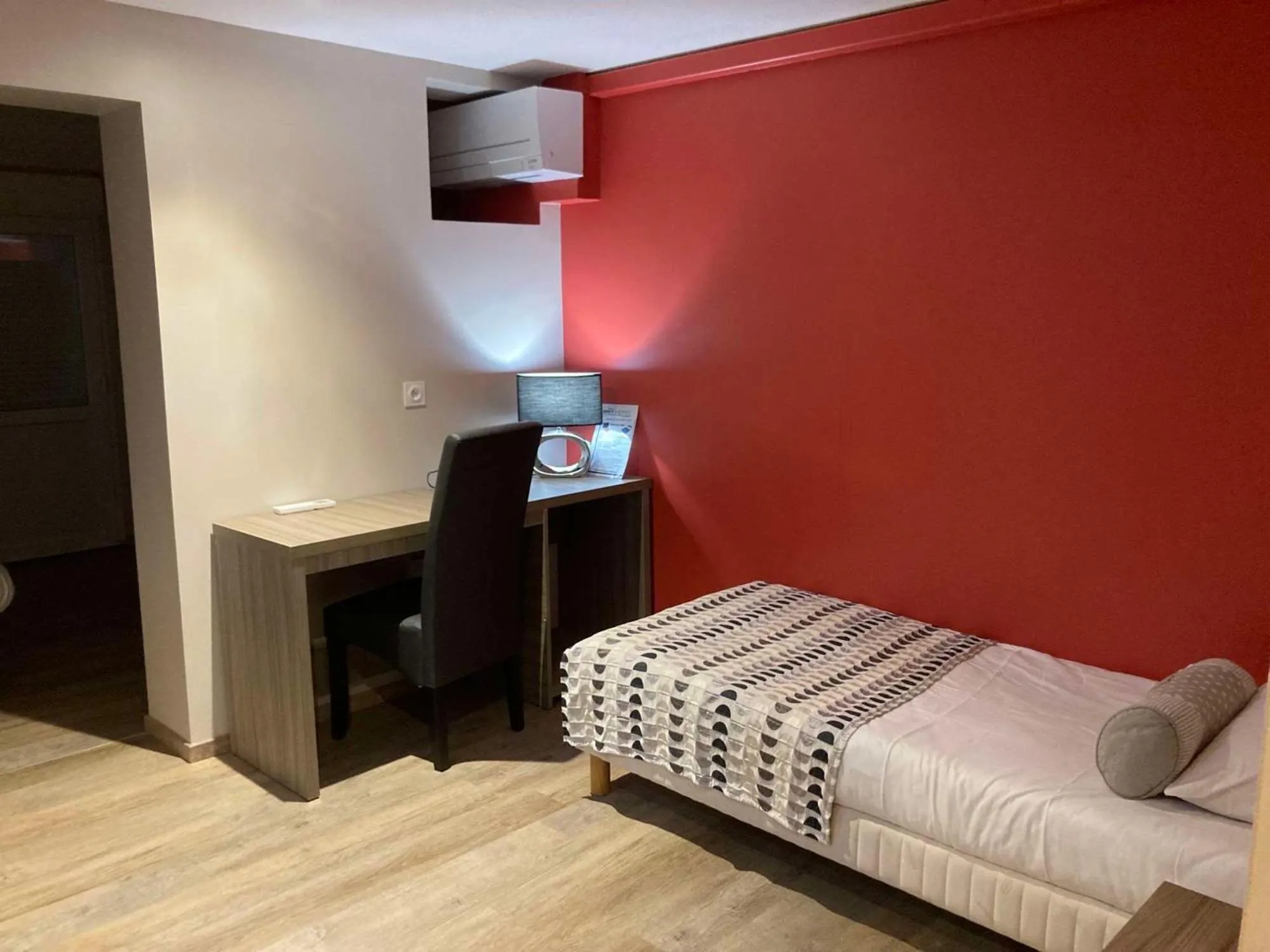 Bedroom, Bed in Brit Hotel Confort Foix