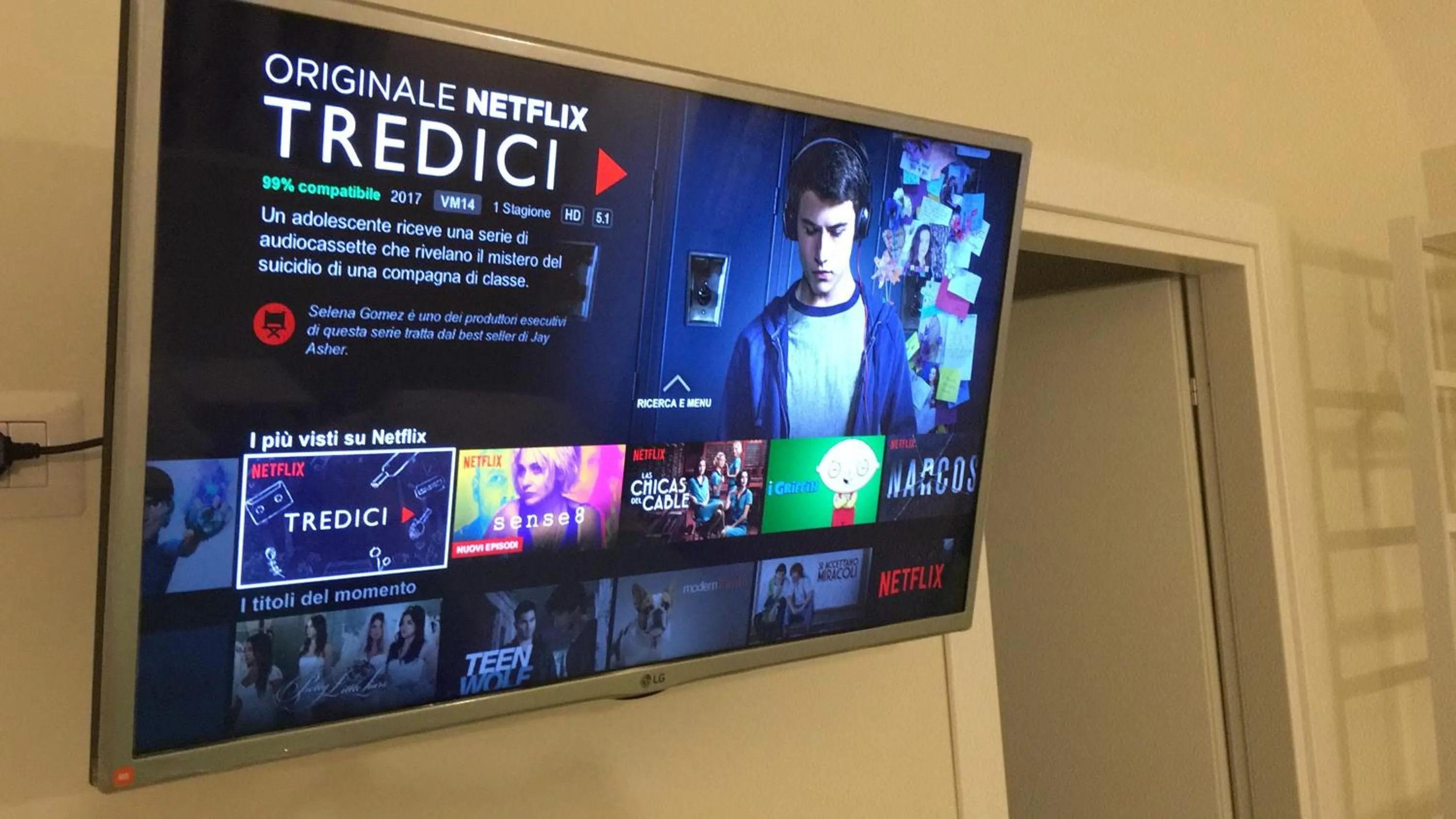 TV and multimedia in Bed&BikeRome ROOMS