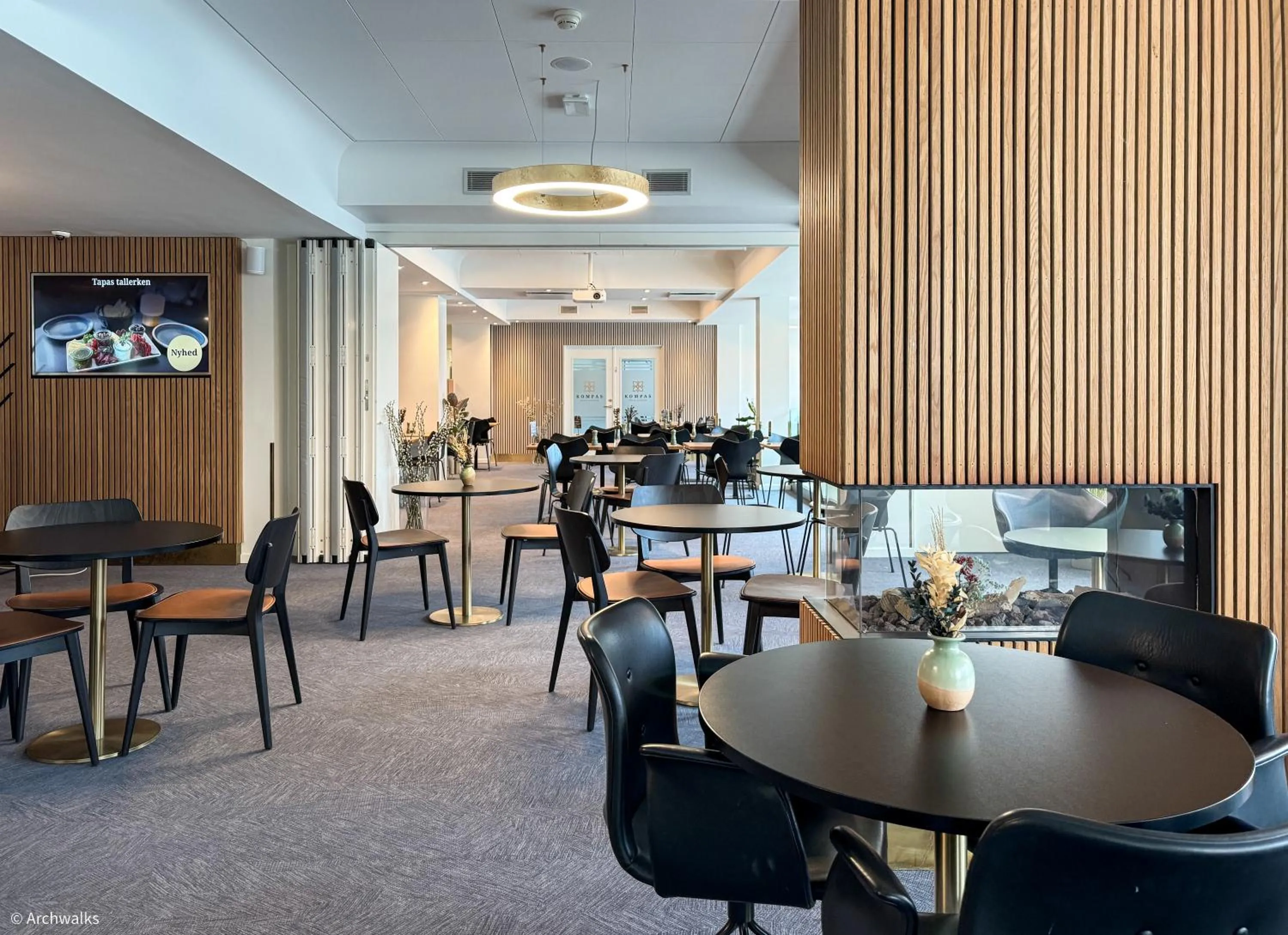 Lobby or reception in KOMPAS Hotel Aalborg