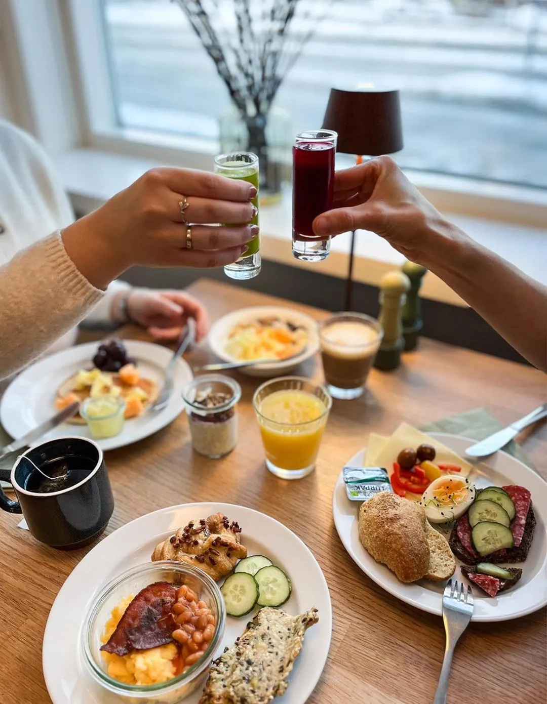 Breakfast in KOMPAS Hotel Aalborg