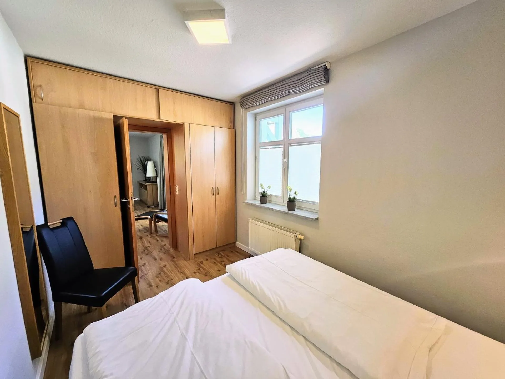 Bed in Am Weststrand Apartmenthaus Waldeck