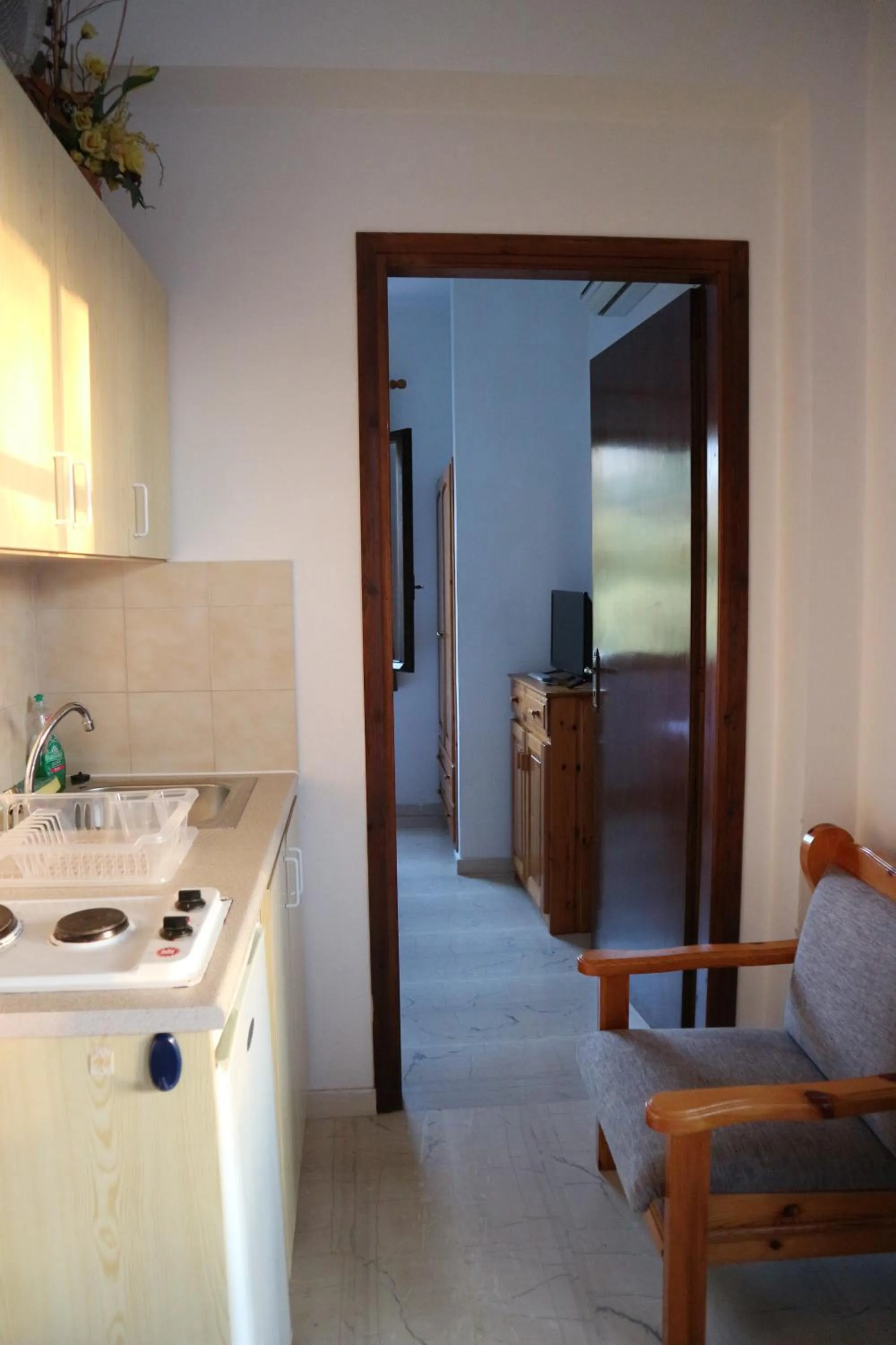 Kitchen or kitchenette in Oliaria Apartments